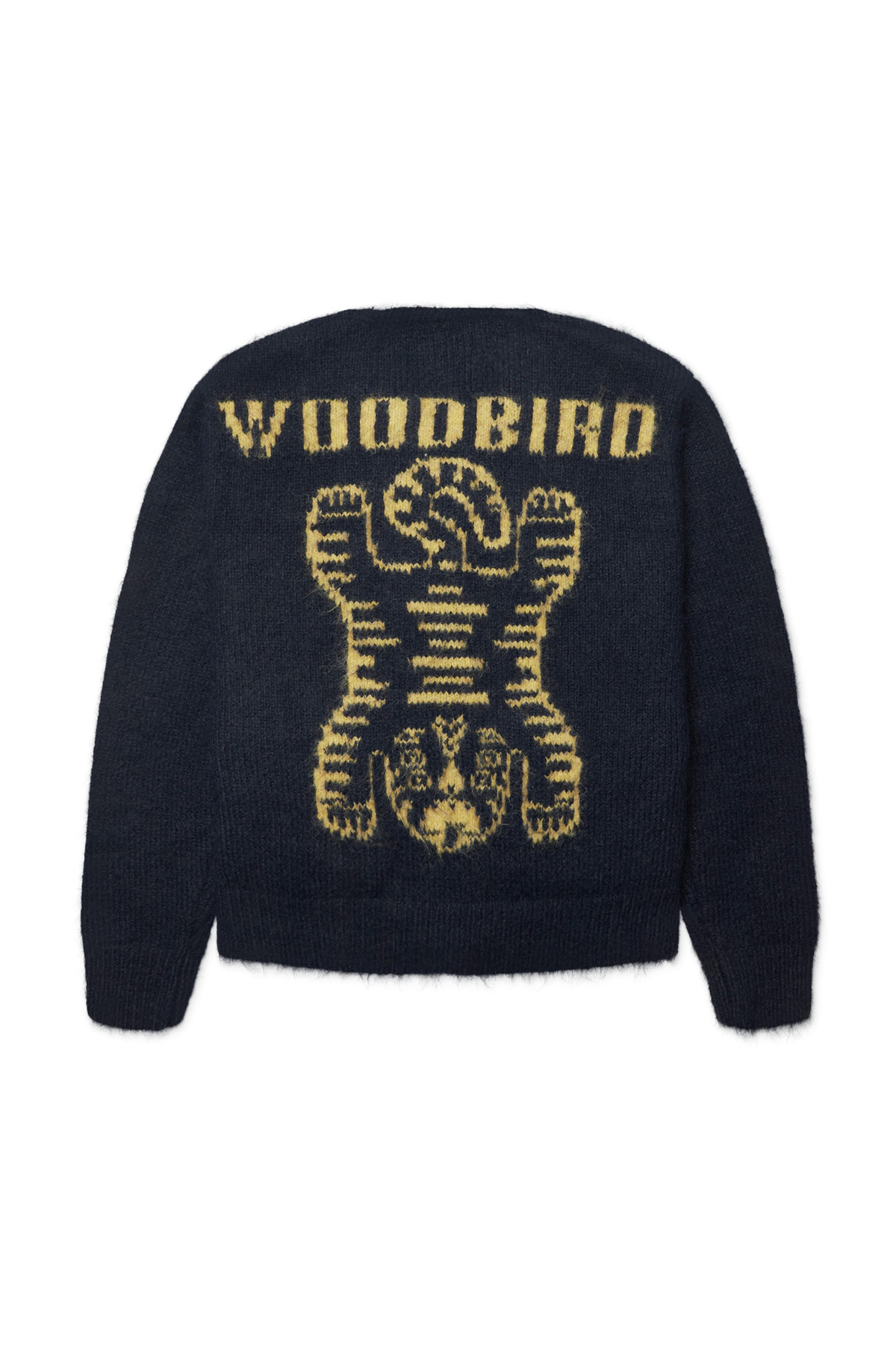 CARDIGAN ZIP TIGER KOON - MARINE