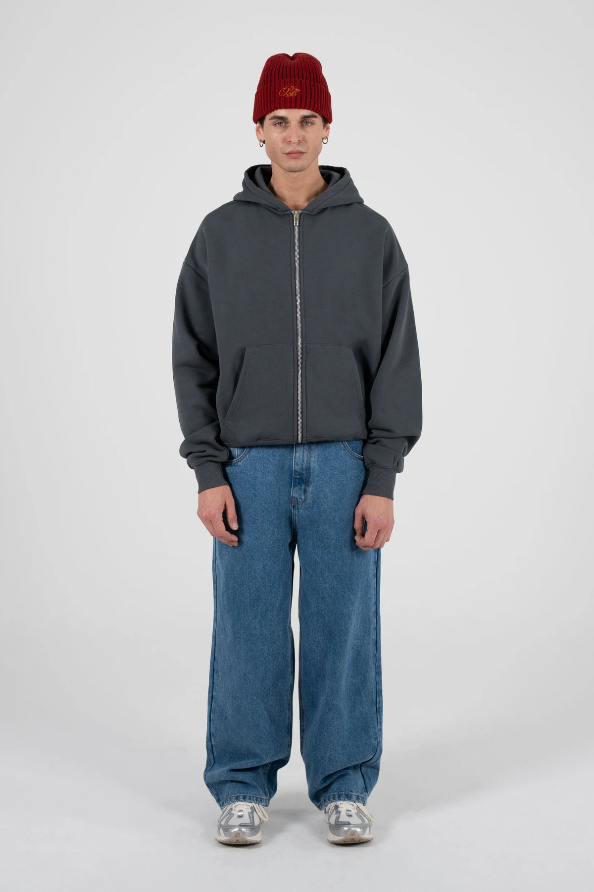 ANTWERP LOOSE JEANS - MID BLUE