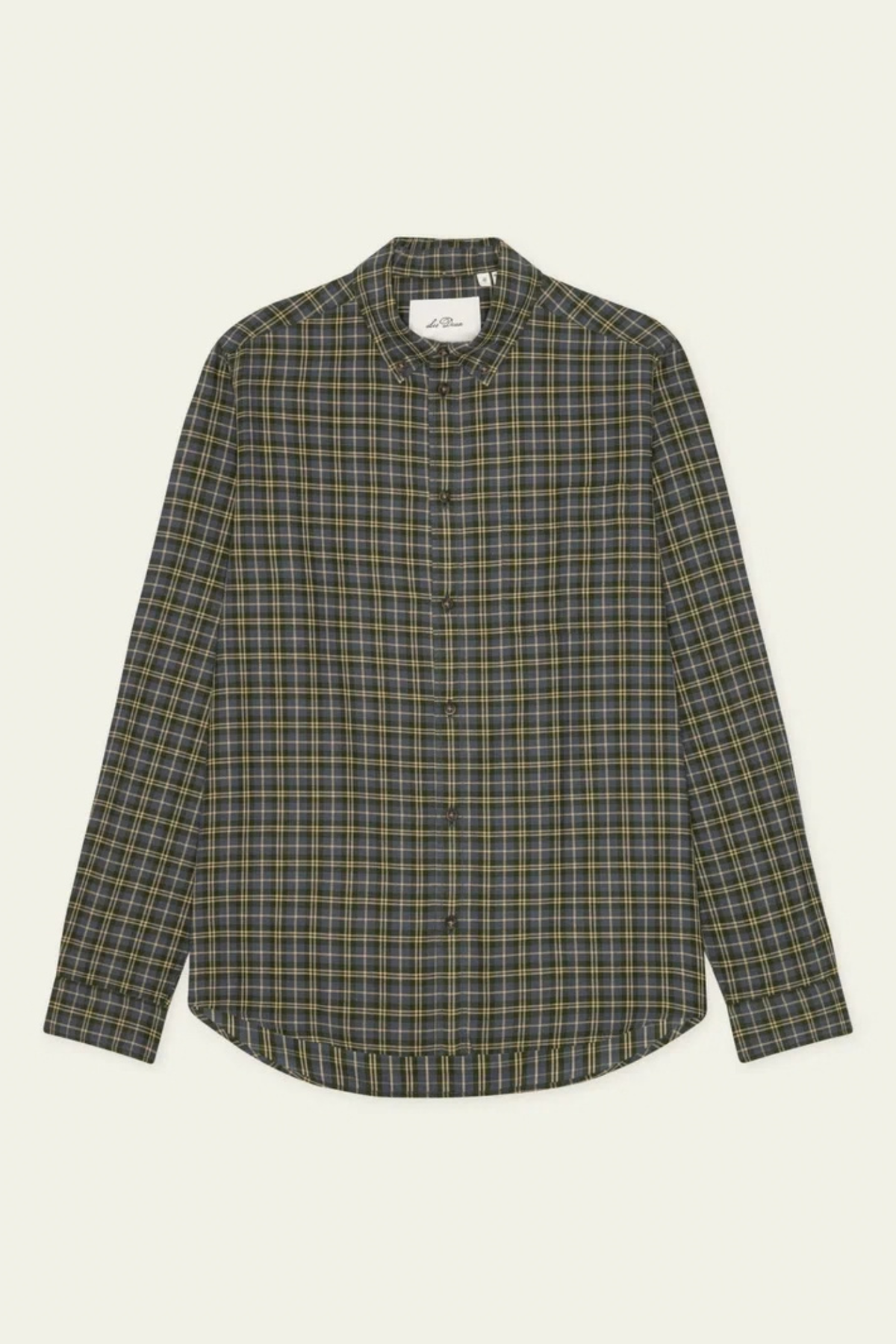 SOFT CHECK SHIRT - INDIA INK BLUE