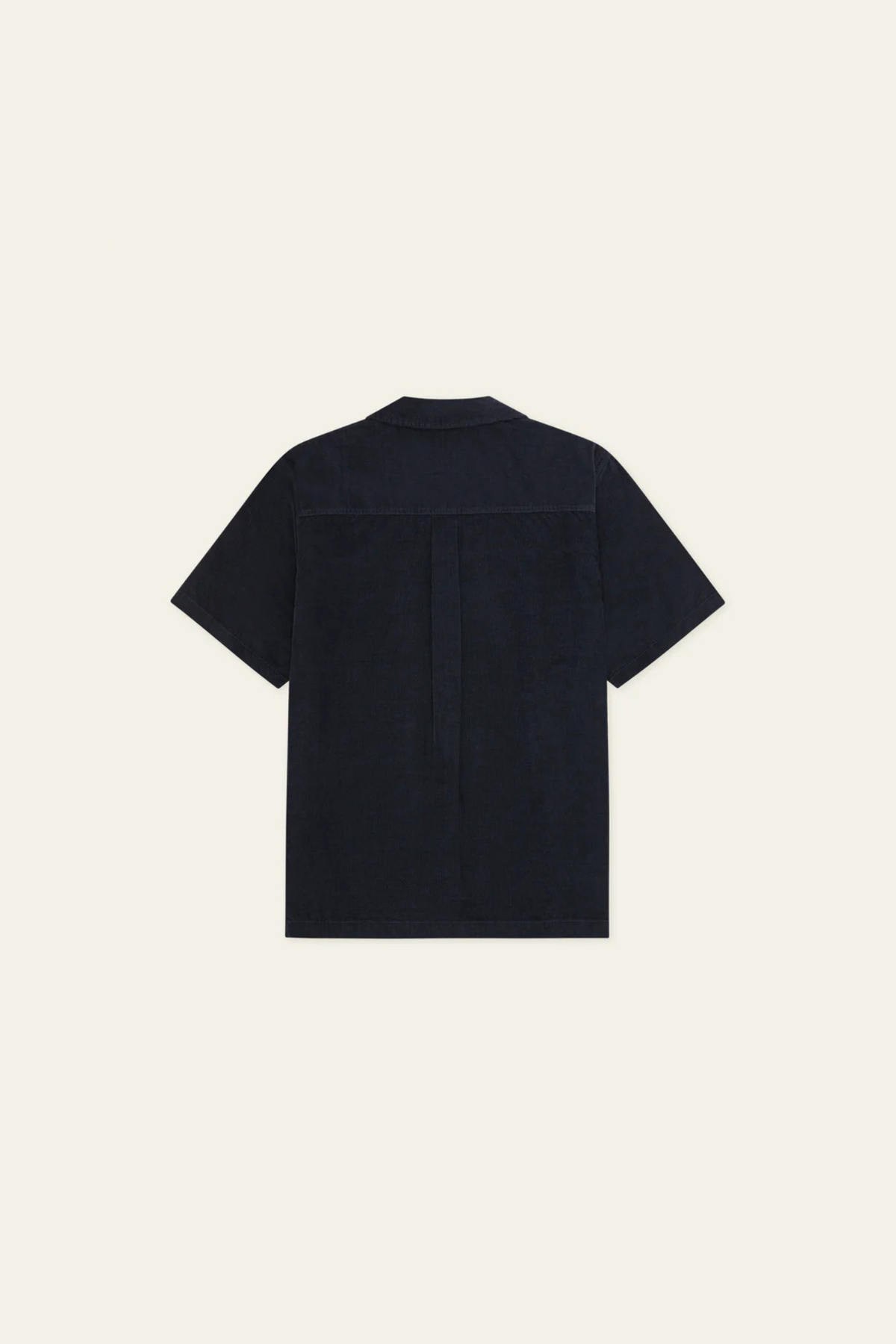 CHEMISE MANCHES COURTES SIGNATURE MINI CORD - BLEU NUIT