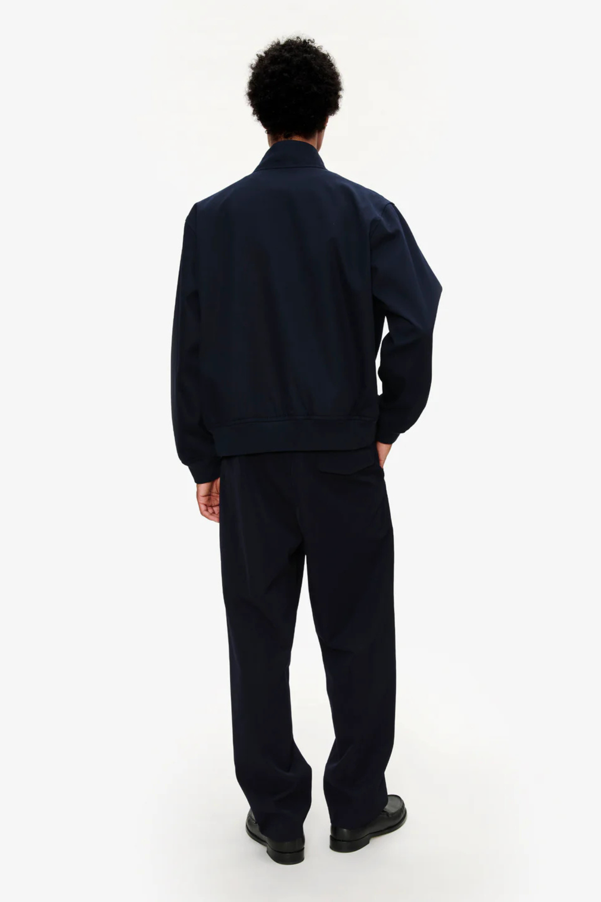 ZIPPED JACKET - DARK NAVY