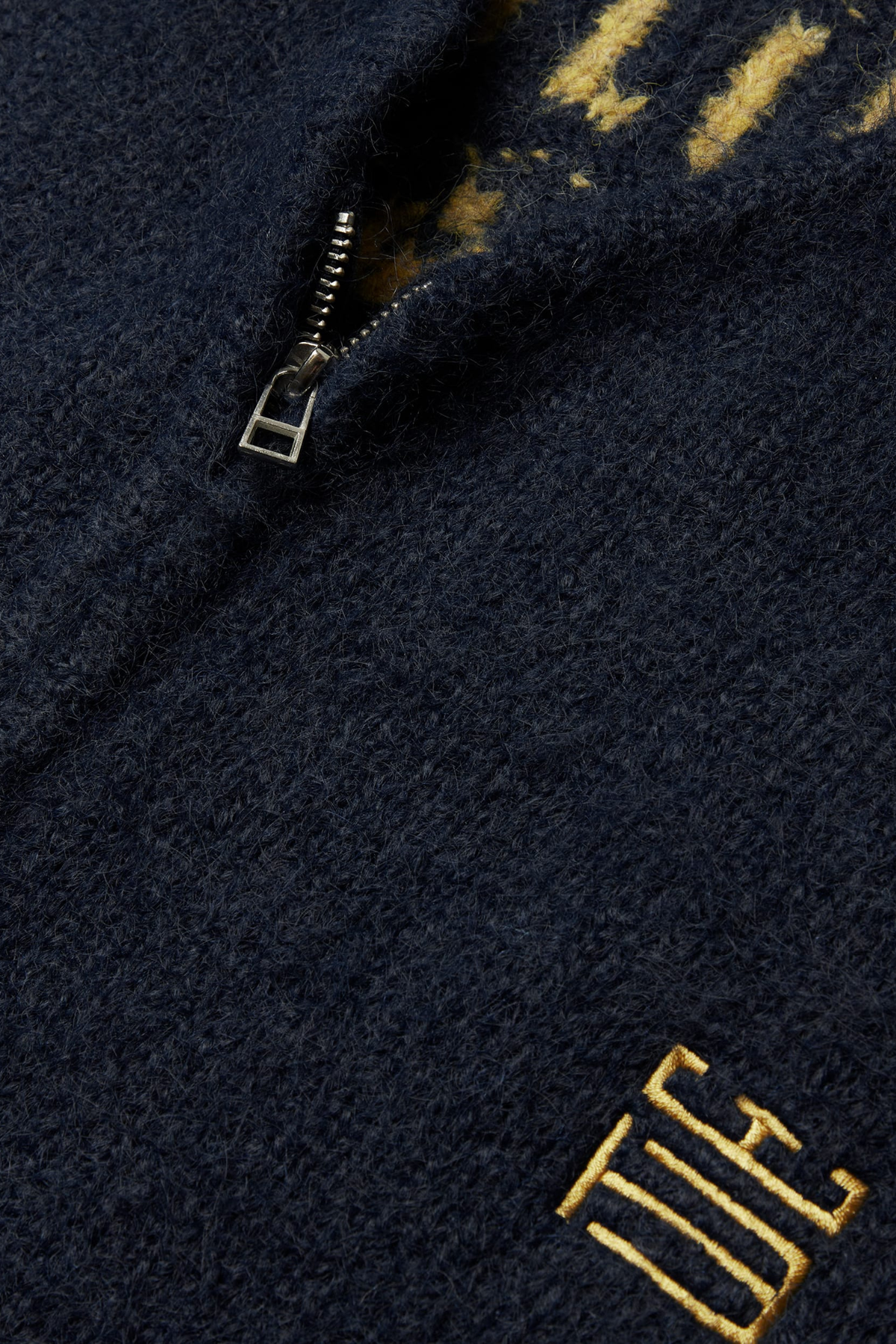 CARDIGAN ZIP TIGER KOON - MARINE