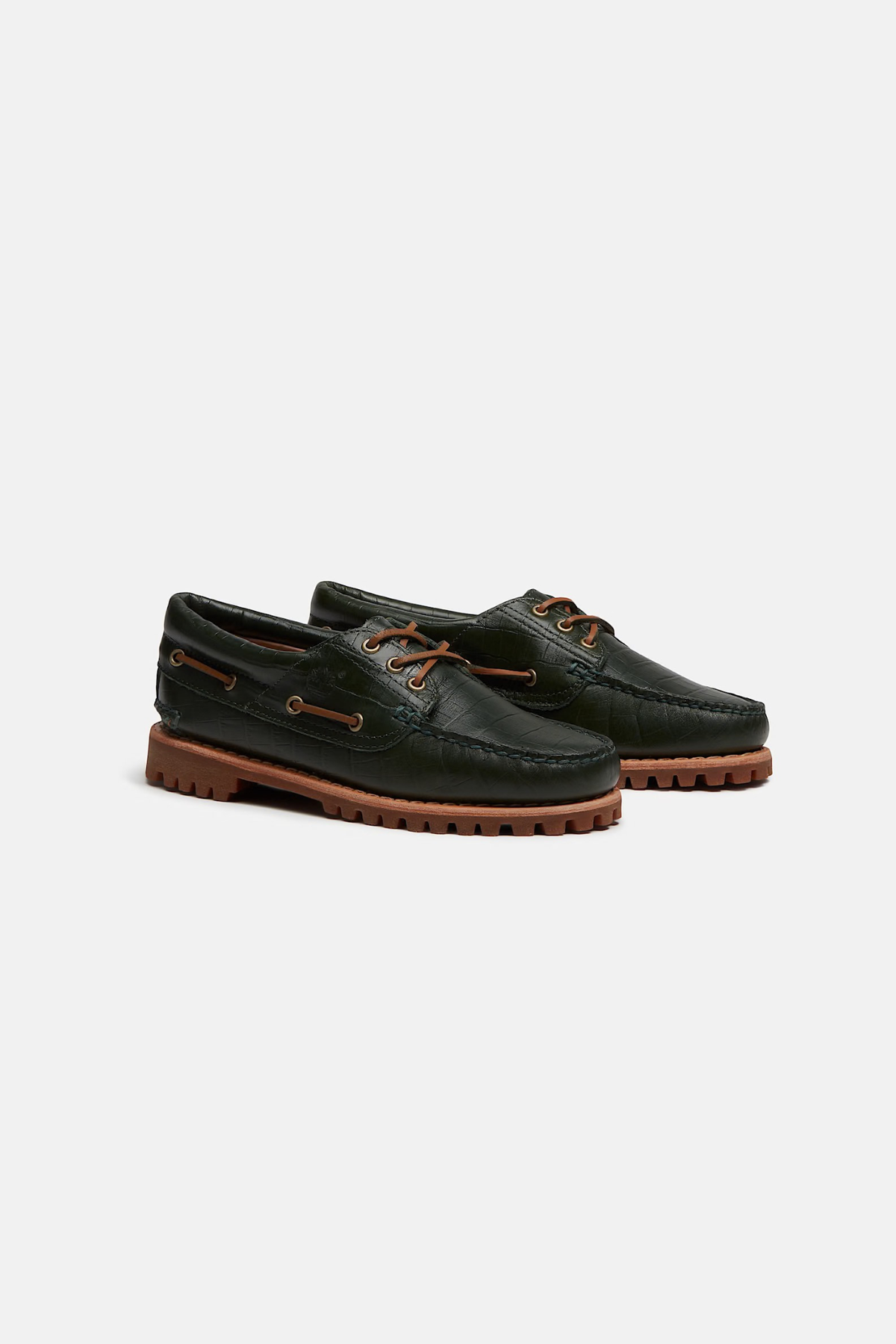 BOOTSCHOENEN VOOR DAMES - DONKERGROEN