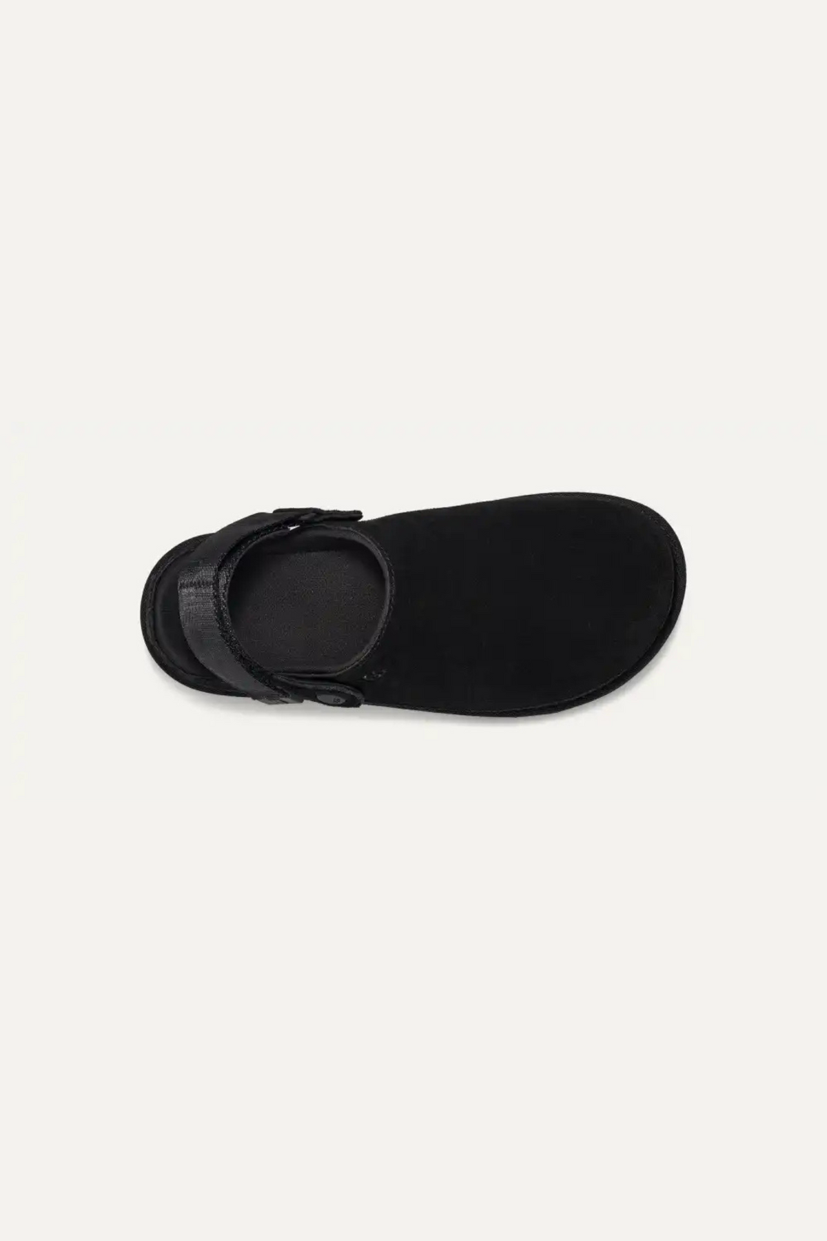 UGG women goldenstar clog in black. Front view