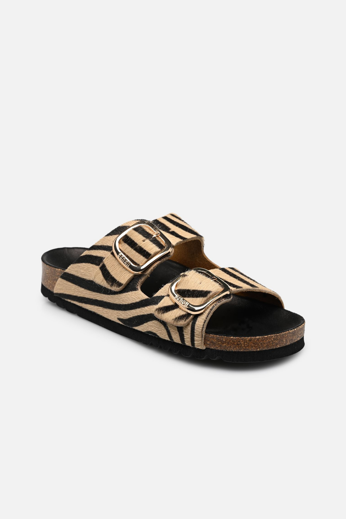 NOELLE WOMEN SANDAL - ZEBRA BEIGE/BLACK