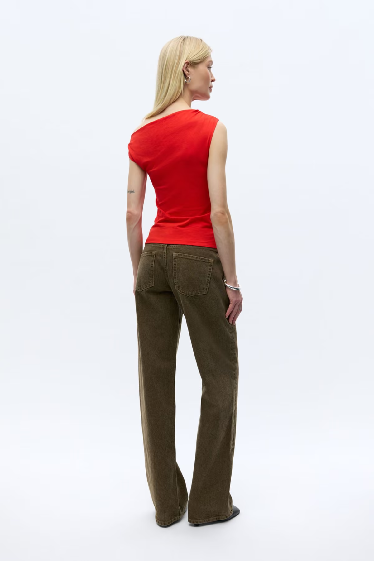 MARLEY TOP - VUURROOD