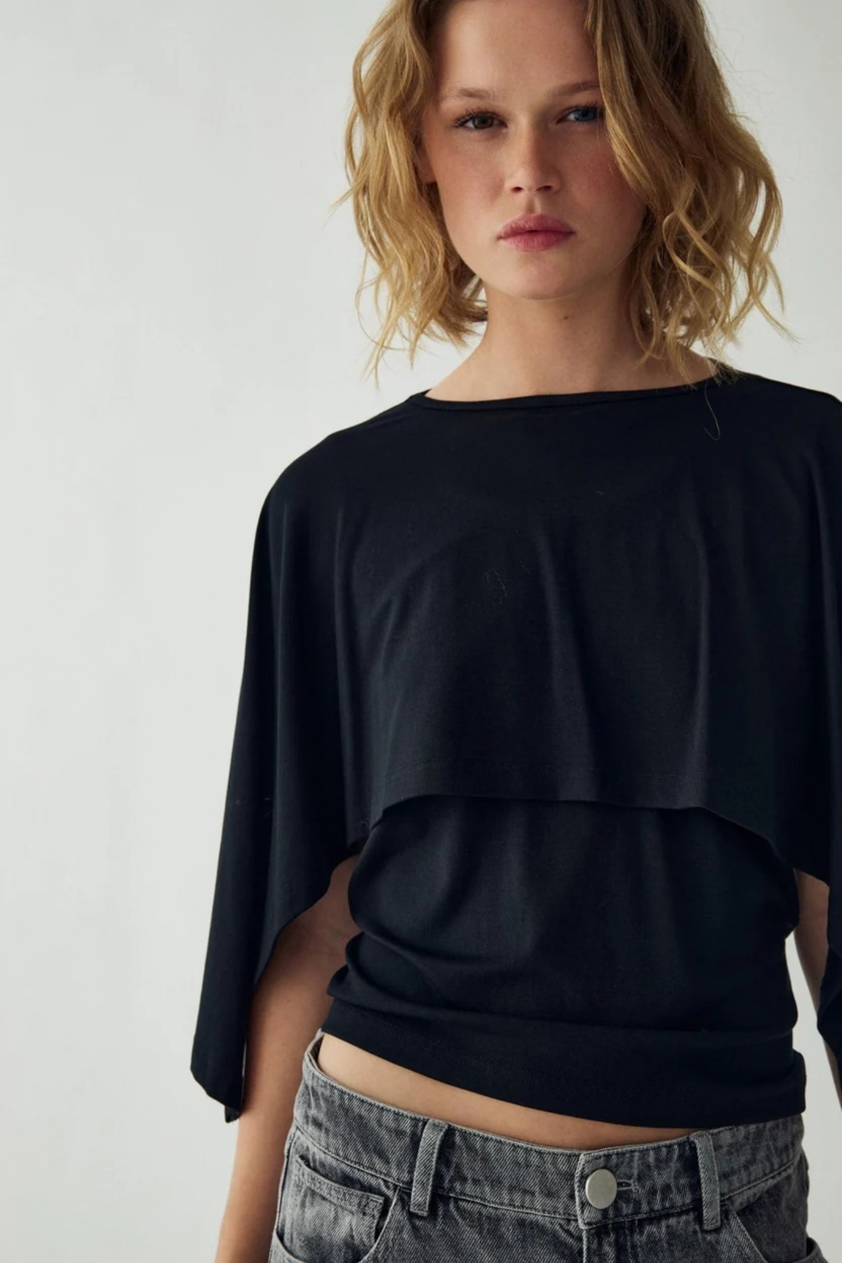NINOSKA TOP - BLACK