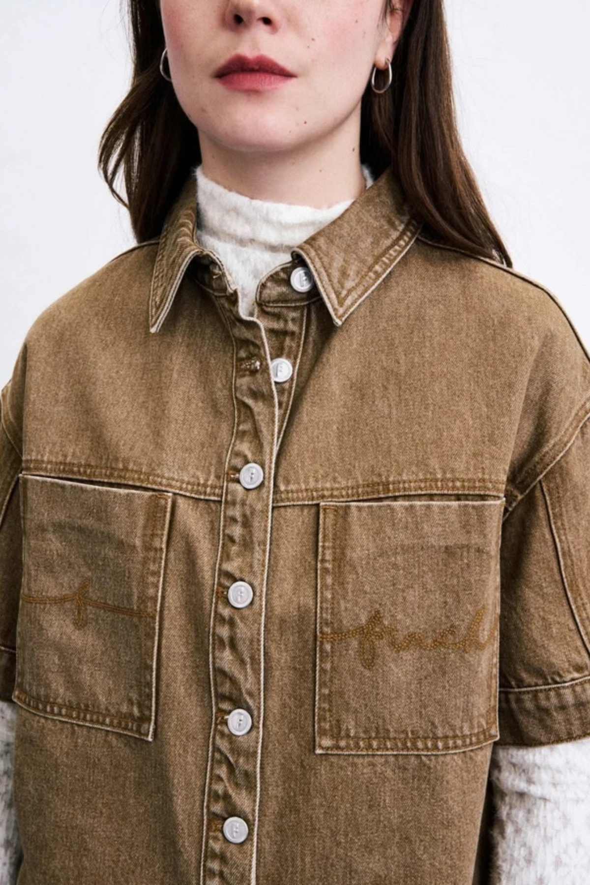 CHEMISE INARI - BRUN GLACÉ