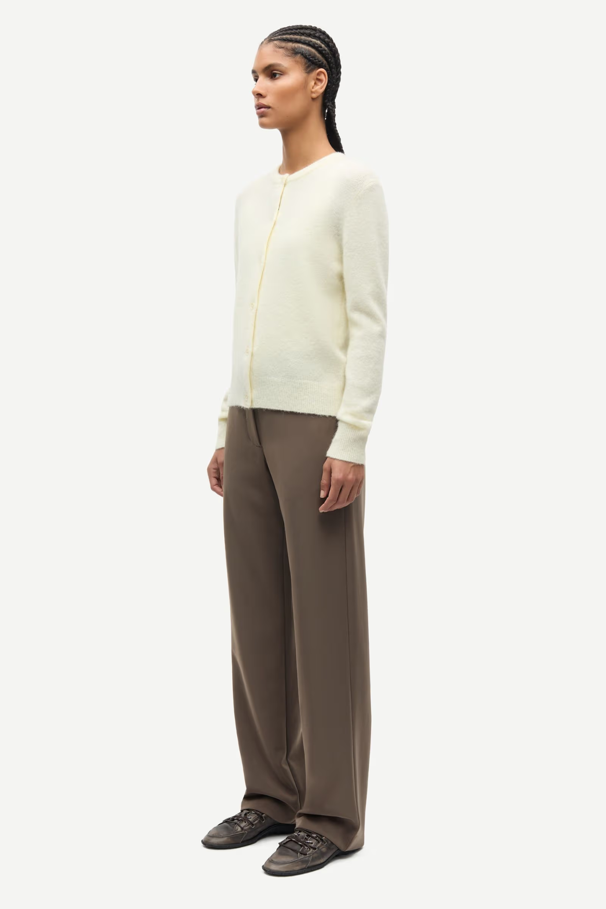 NOR SHORT CARDIGAN - ETHEREAL GREEN