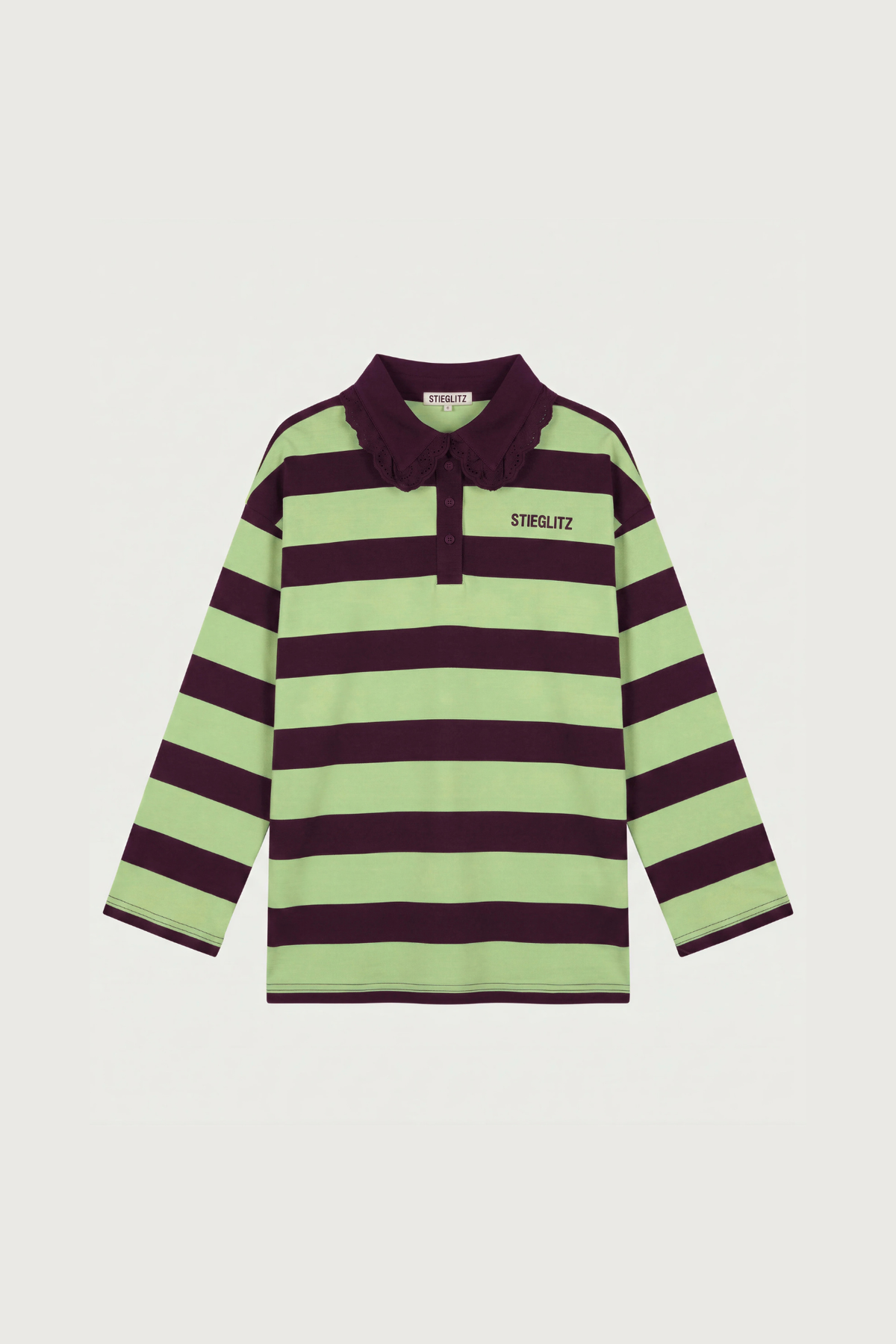 POLO À MANCHES LONGUES DANILA WIDE - VERT