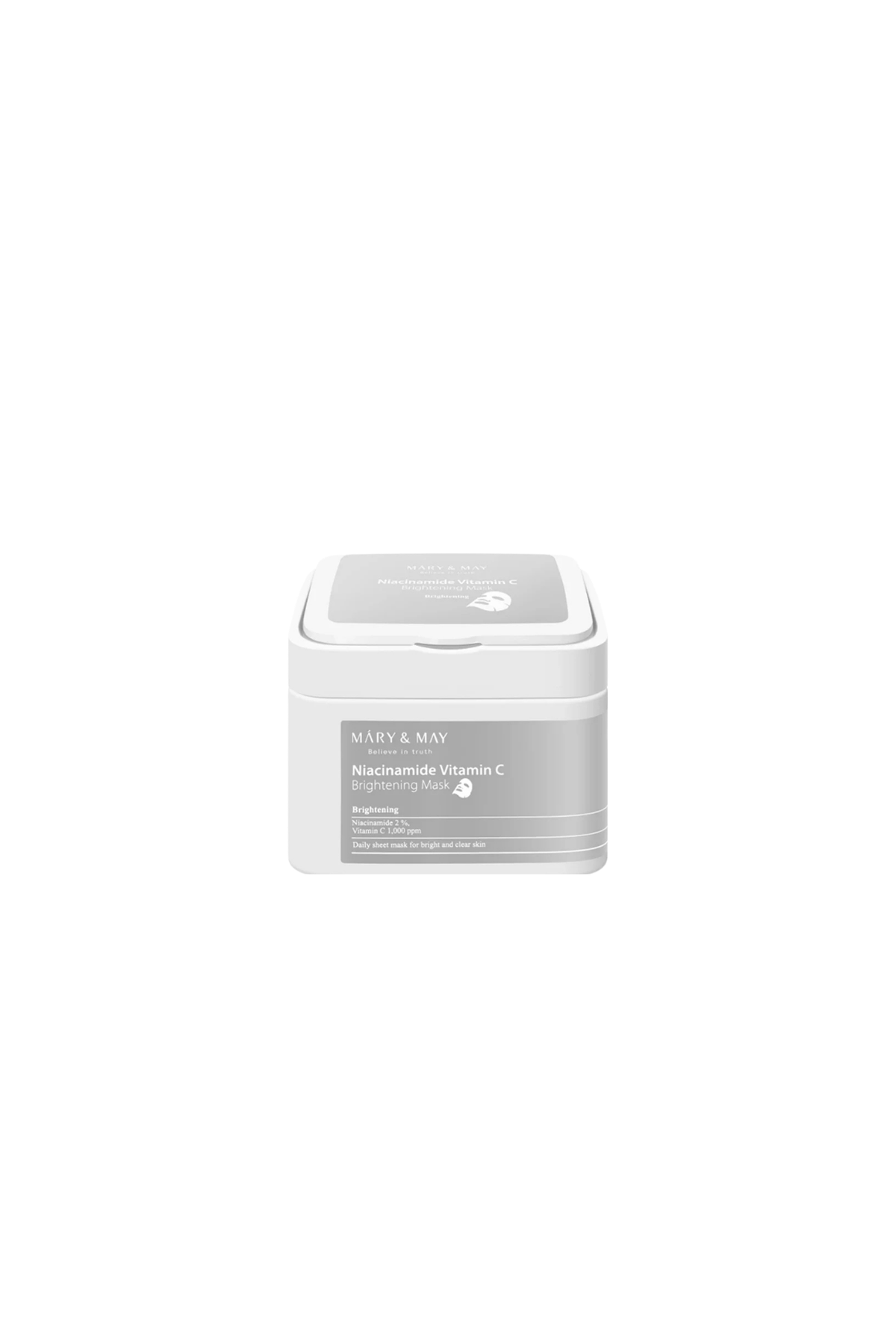 MASQUE ÉCLAIRCISSANT À LA NIACINAMIDE ET À LA VITAMINE C (30 PIÈCES)