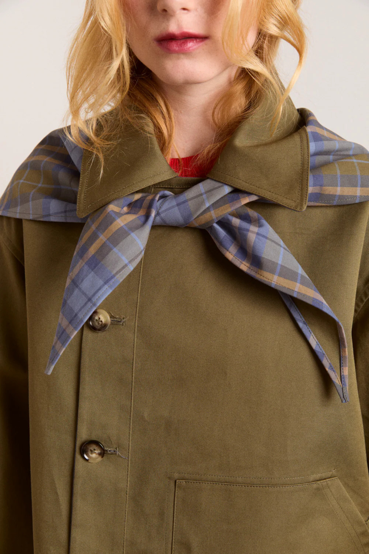 TRENCH-COAT COURT JERRY - OLIVE