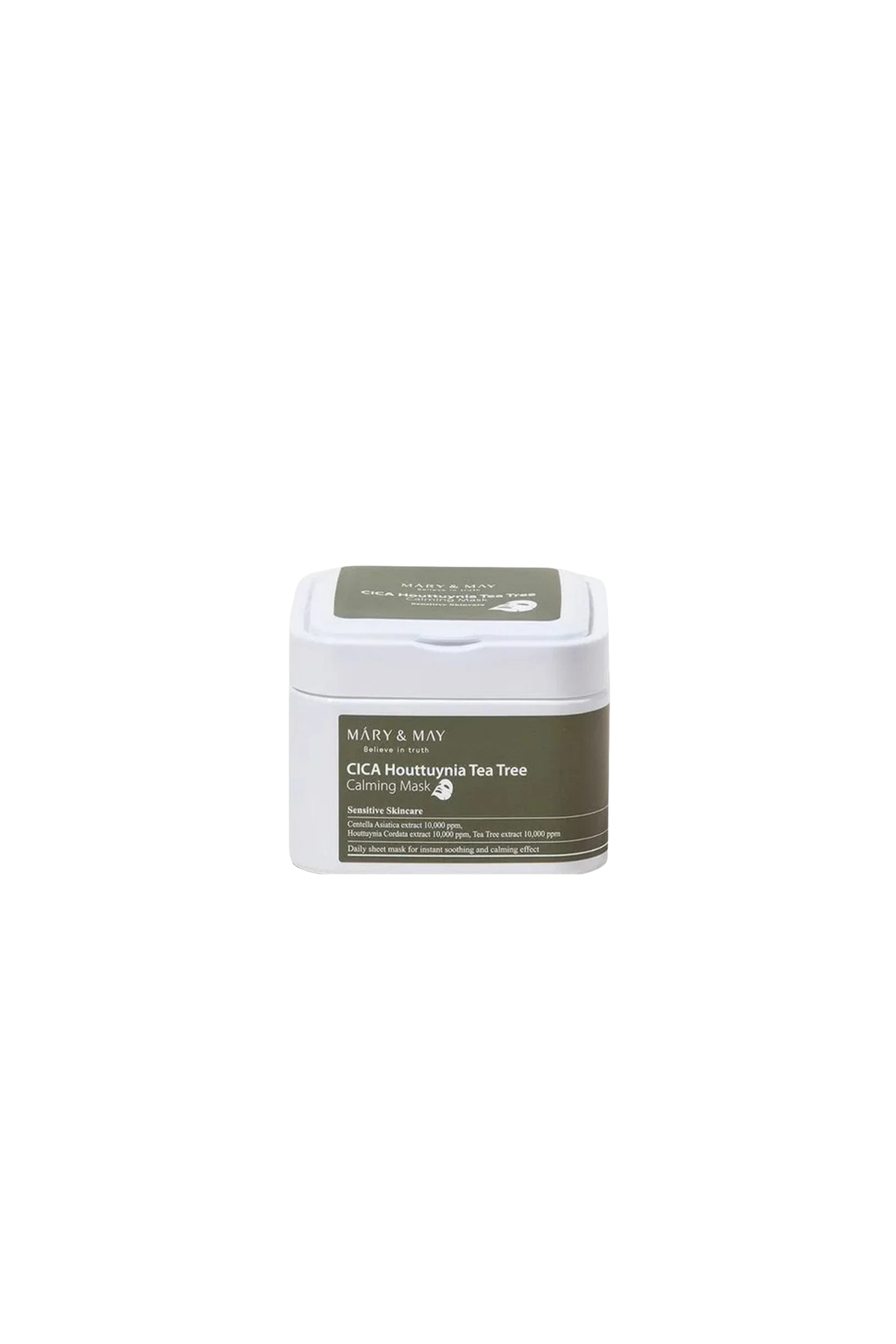 MASQUE APAISANT CICA HOUTTUYNIA TEA TREE (30 PIÈCES)