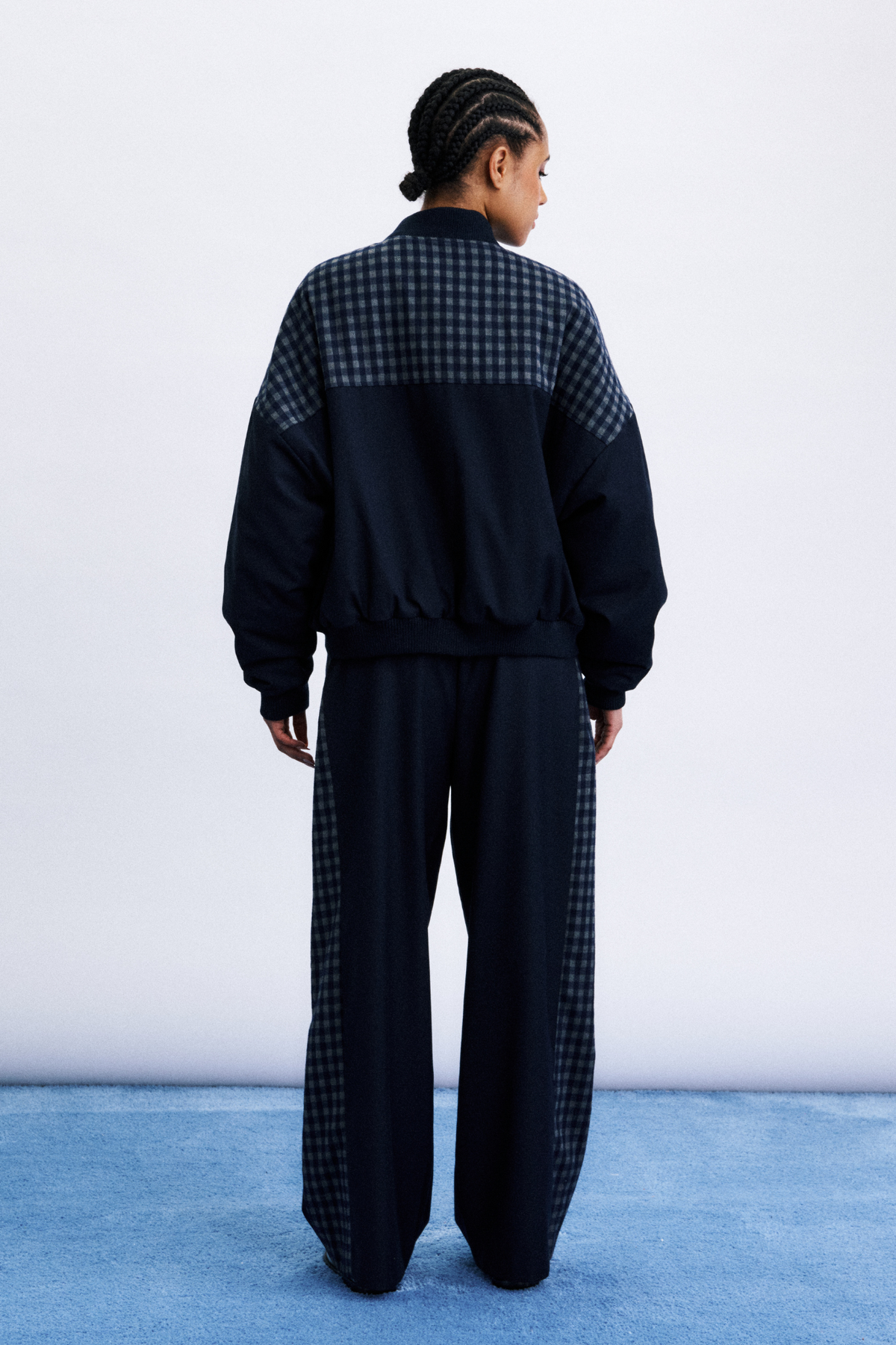 HADONG BOMBER JACKET - BLUE MARINE