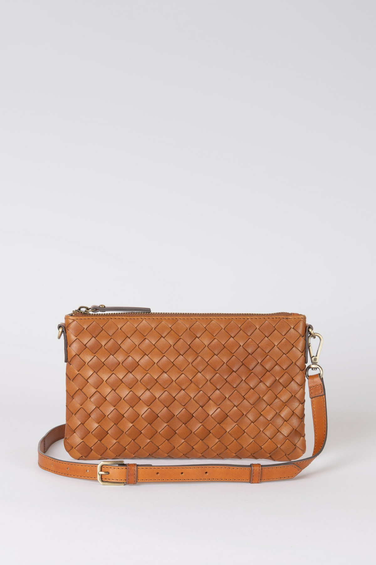 LEXI - COGNAC WOVEN CLASSIC LEATHER