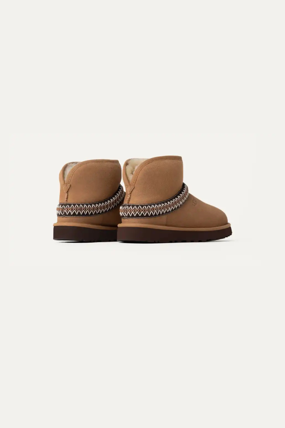 CLASSIC MINI CRESCENT WOMEN SHOES - CHESTNUT