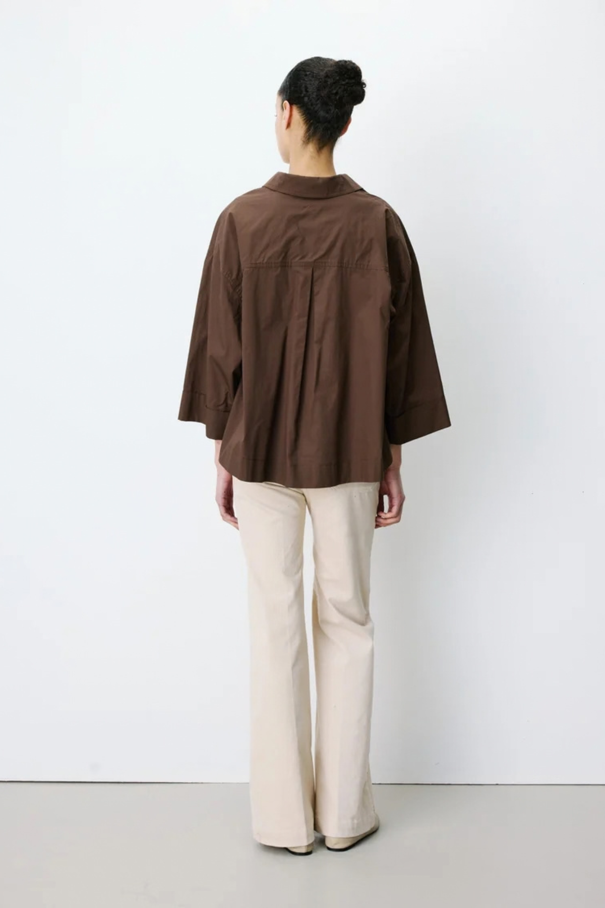 AMBRE BLOUSE - CHOCOLAT