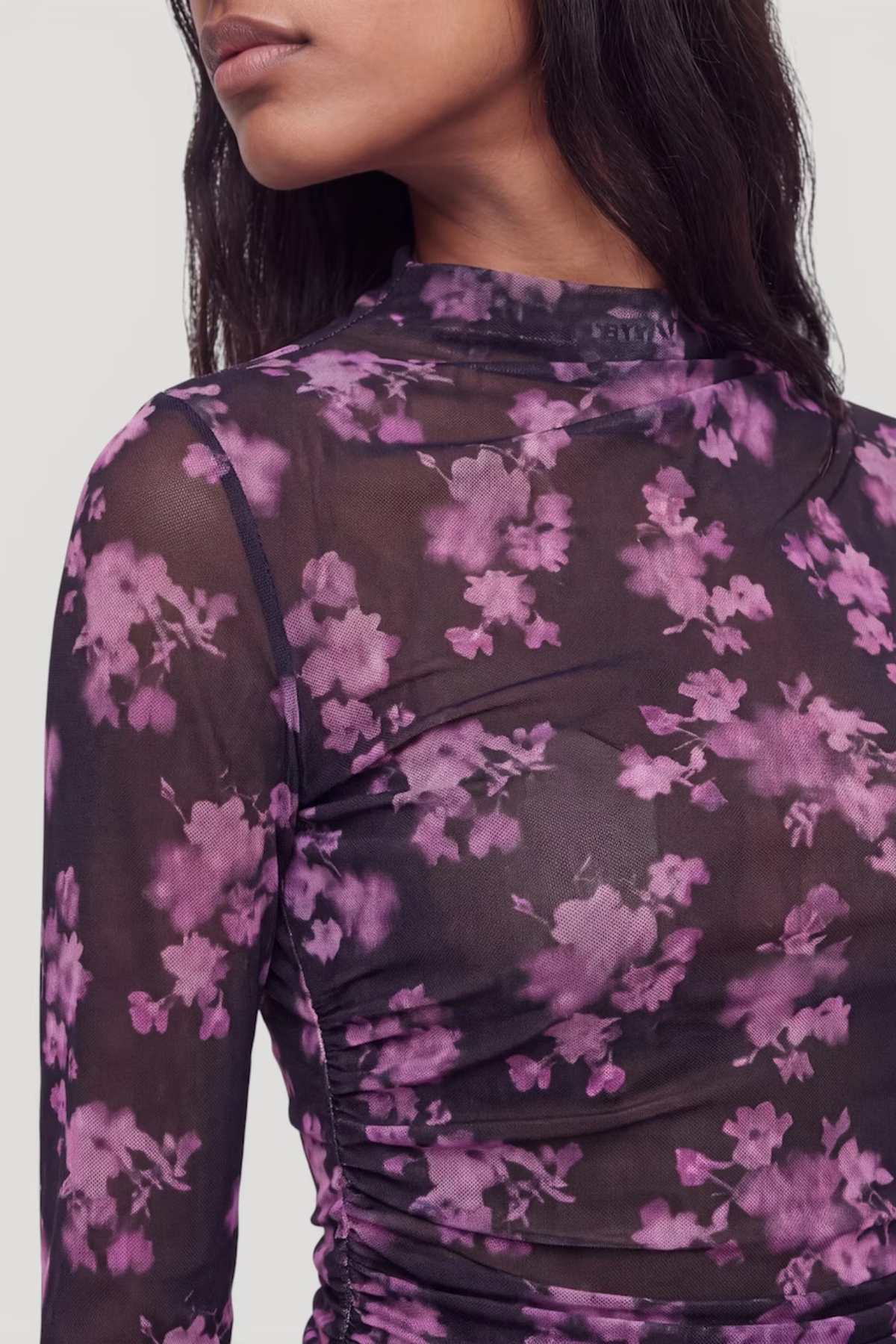 VELORIA LONGSLEEVE - PINK FLOWER
