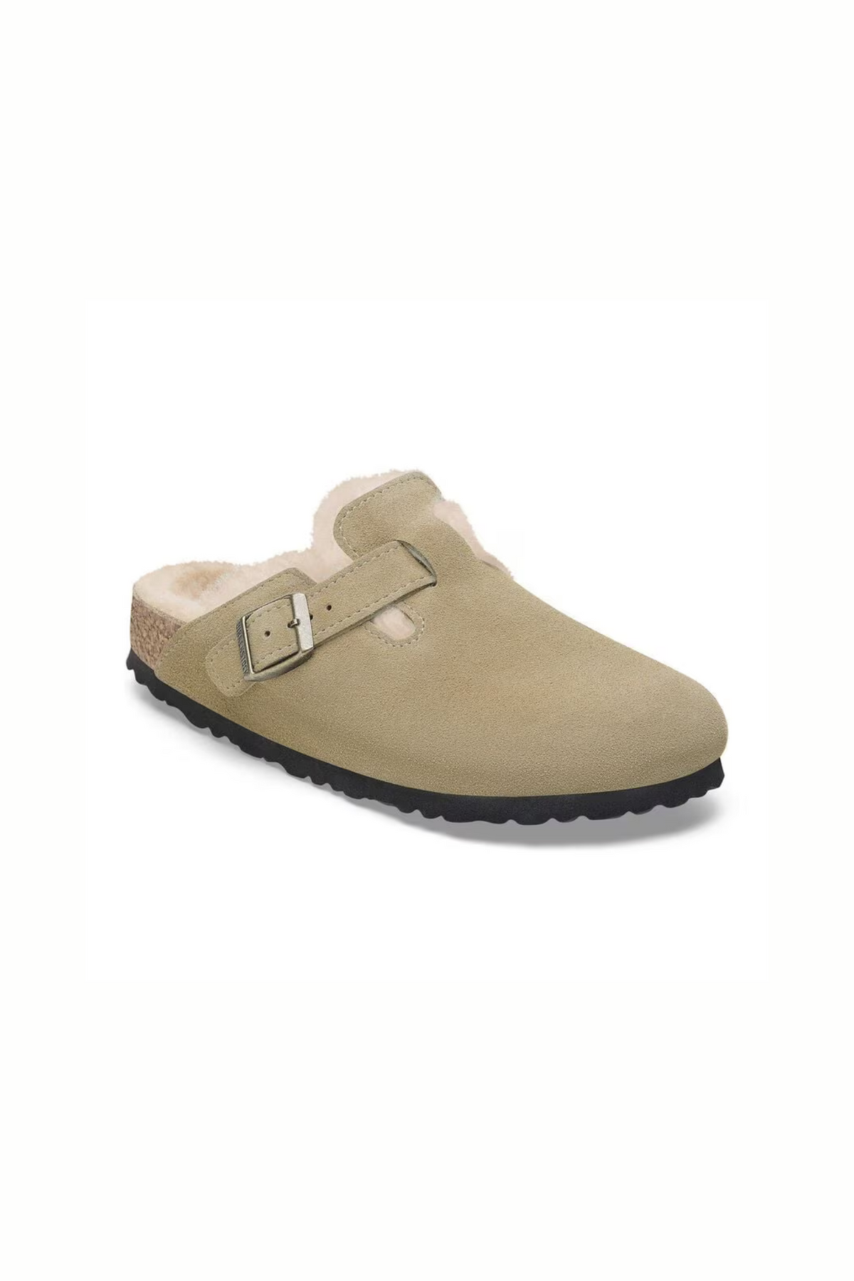 BOSTON VL/SHEARLING WOMEN SANDALS - TAUPE