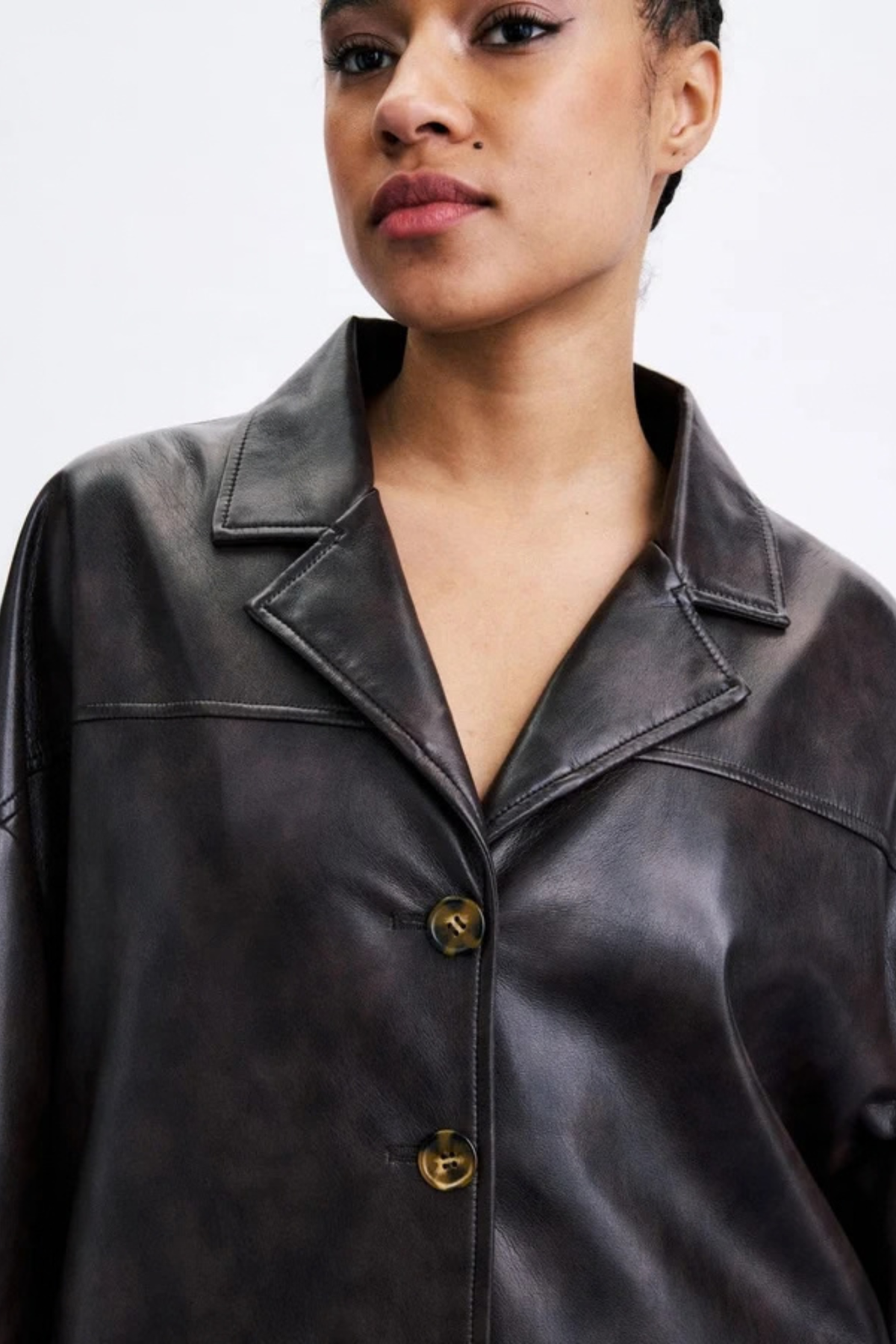 MESSINI VEST - CHOCOLADE