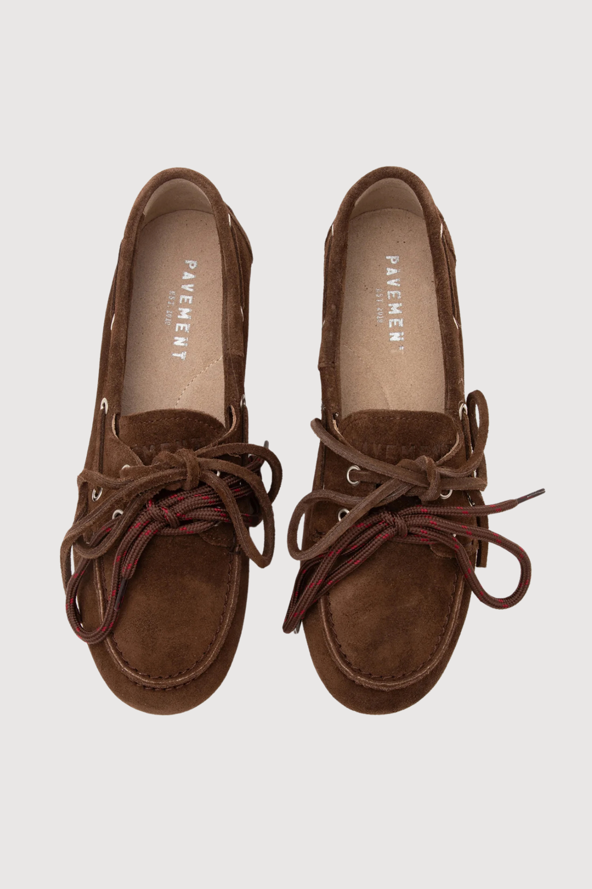 MARIN LACE SHOES - DARK BROWN SUEDE