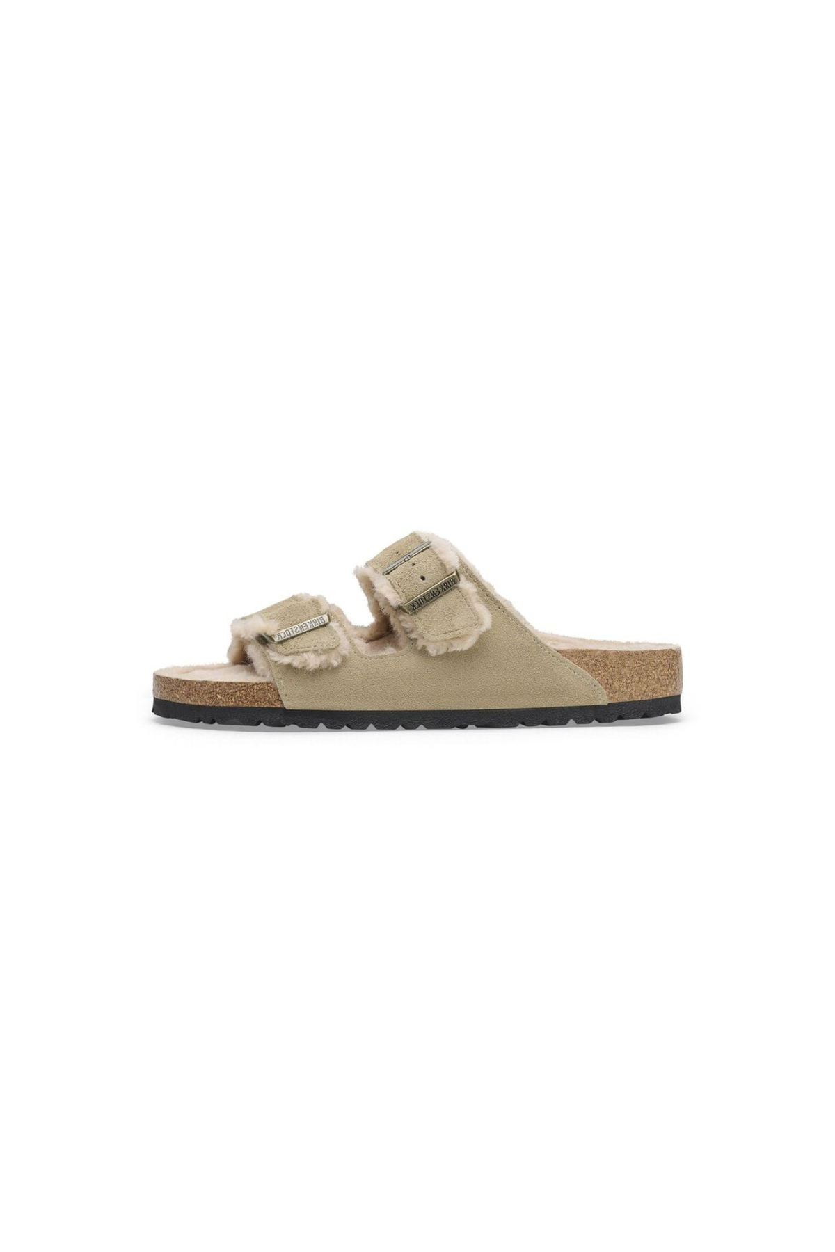 ARIZONA SHEARLING WOMEN SANDALS - TAUPE