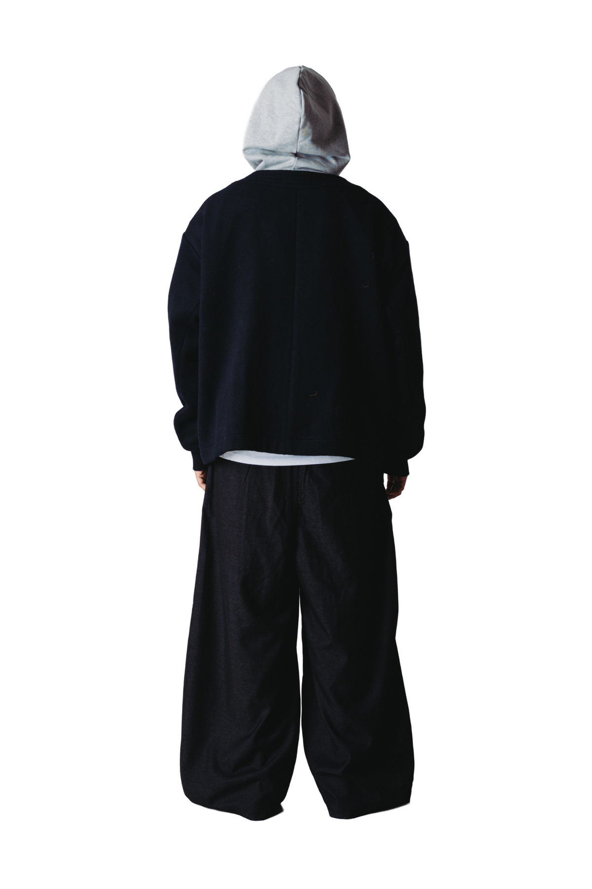 WUANG KIMONO JAS - DONKERBLAUW
