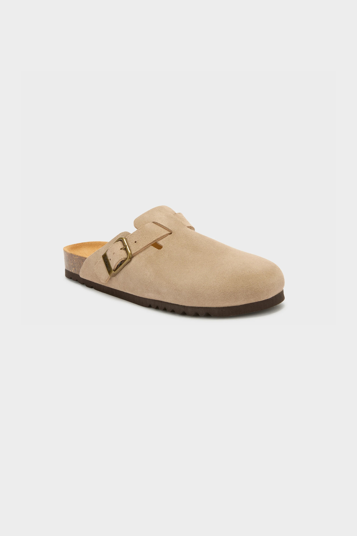 OLIVIER SUÈDE HEREN SANDALEN - DONKERBEIGE