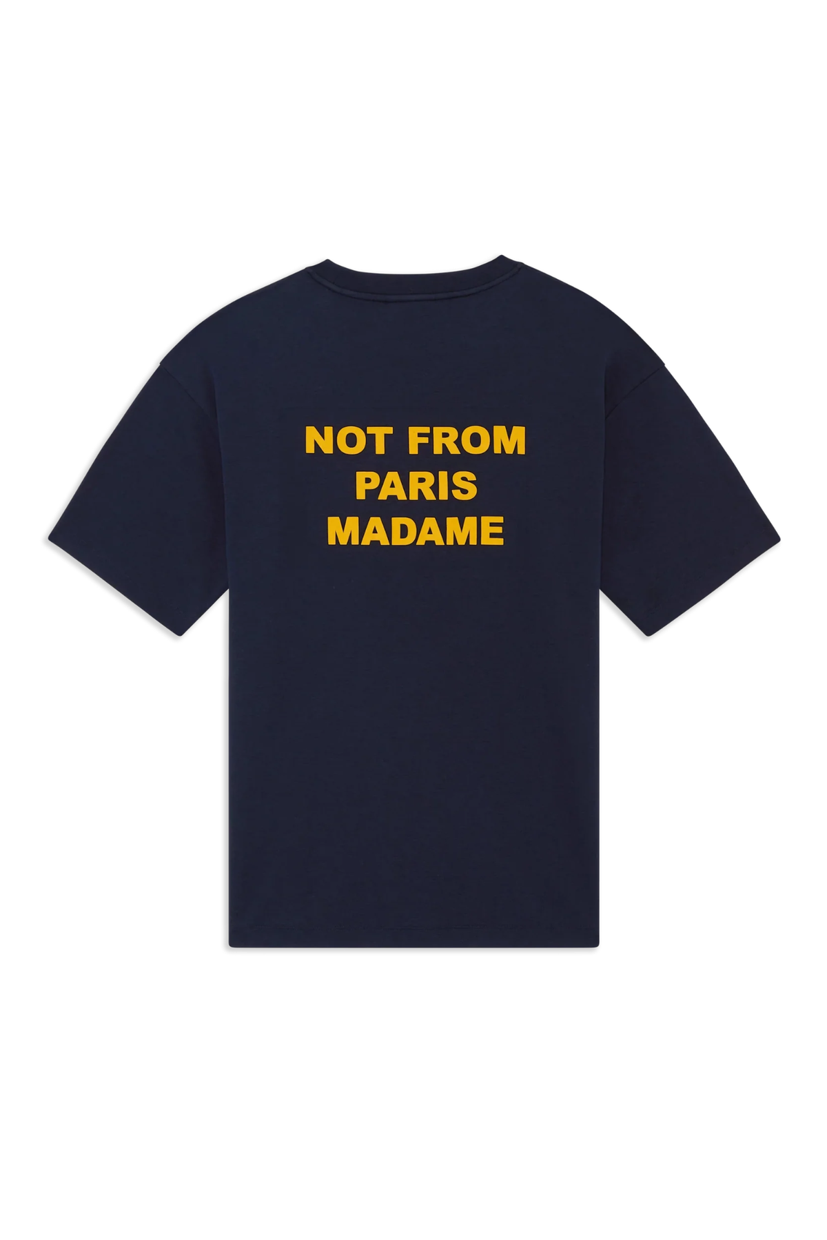 BOLD SLOGAN T-SHIRT - NAVY
