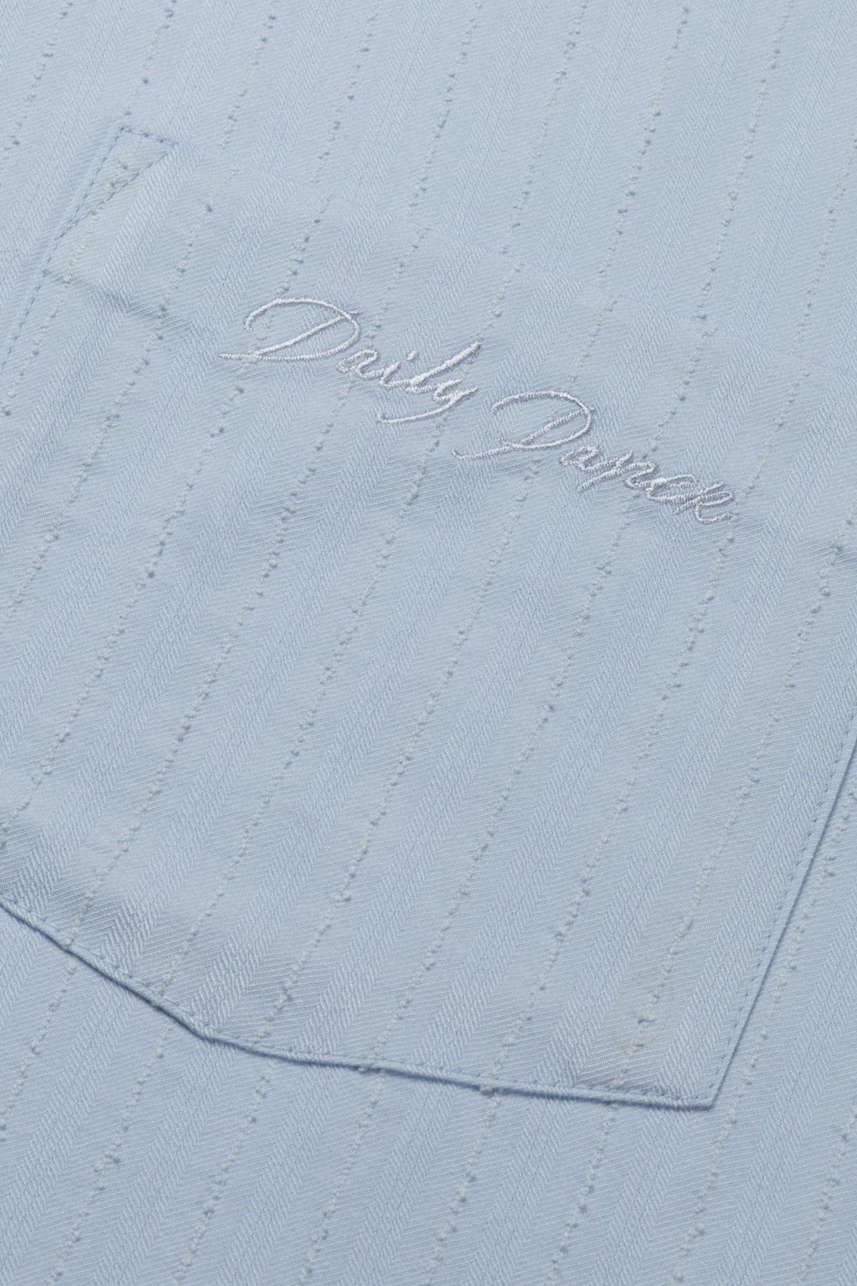 TEXTURED STRIPE LS SHIRT - LIGHT BLUE
