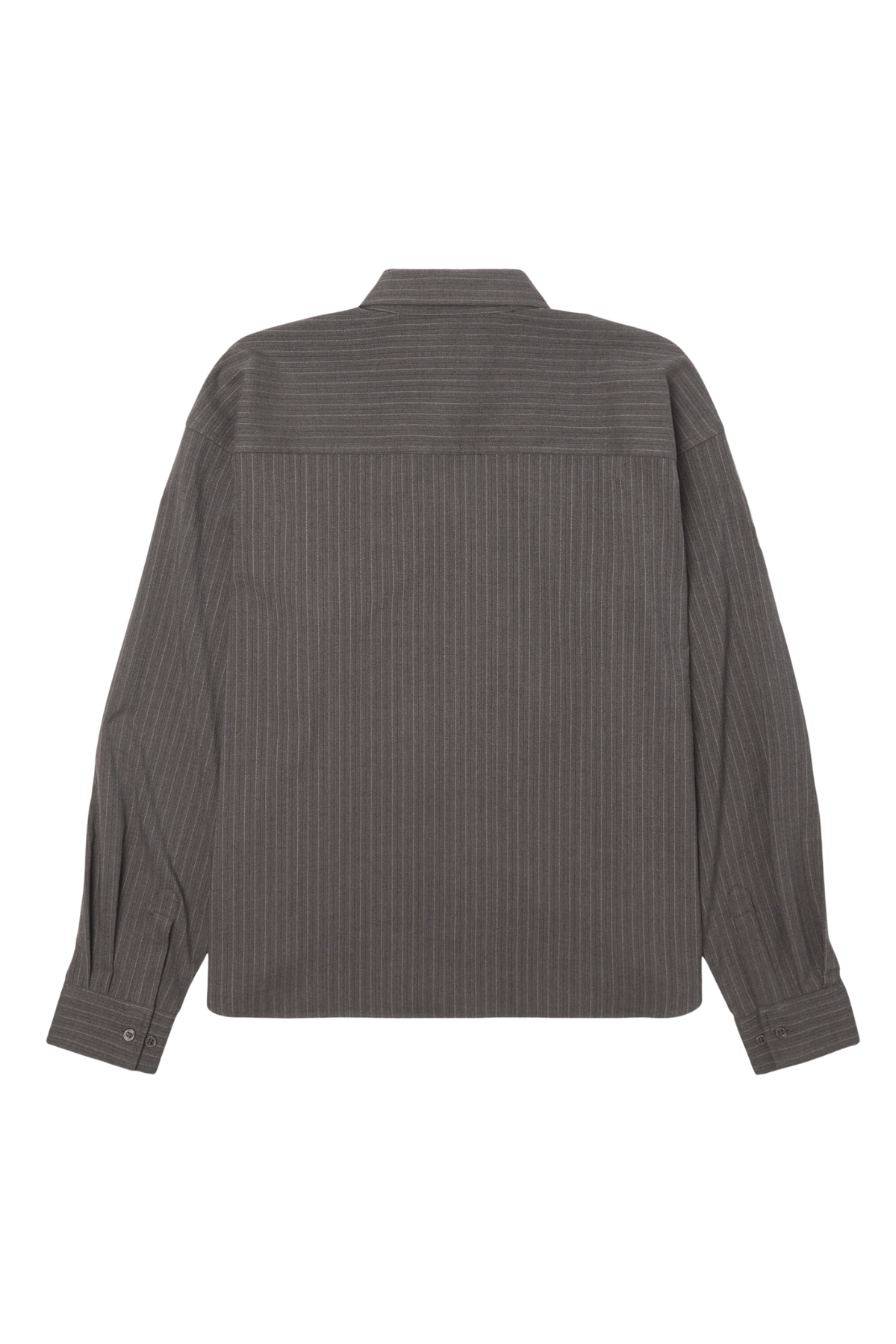 CHEMISE À RAYURES XING HB - GRIS FONCÉ