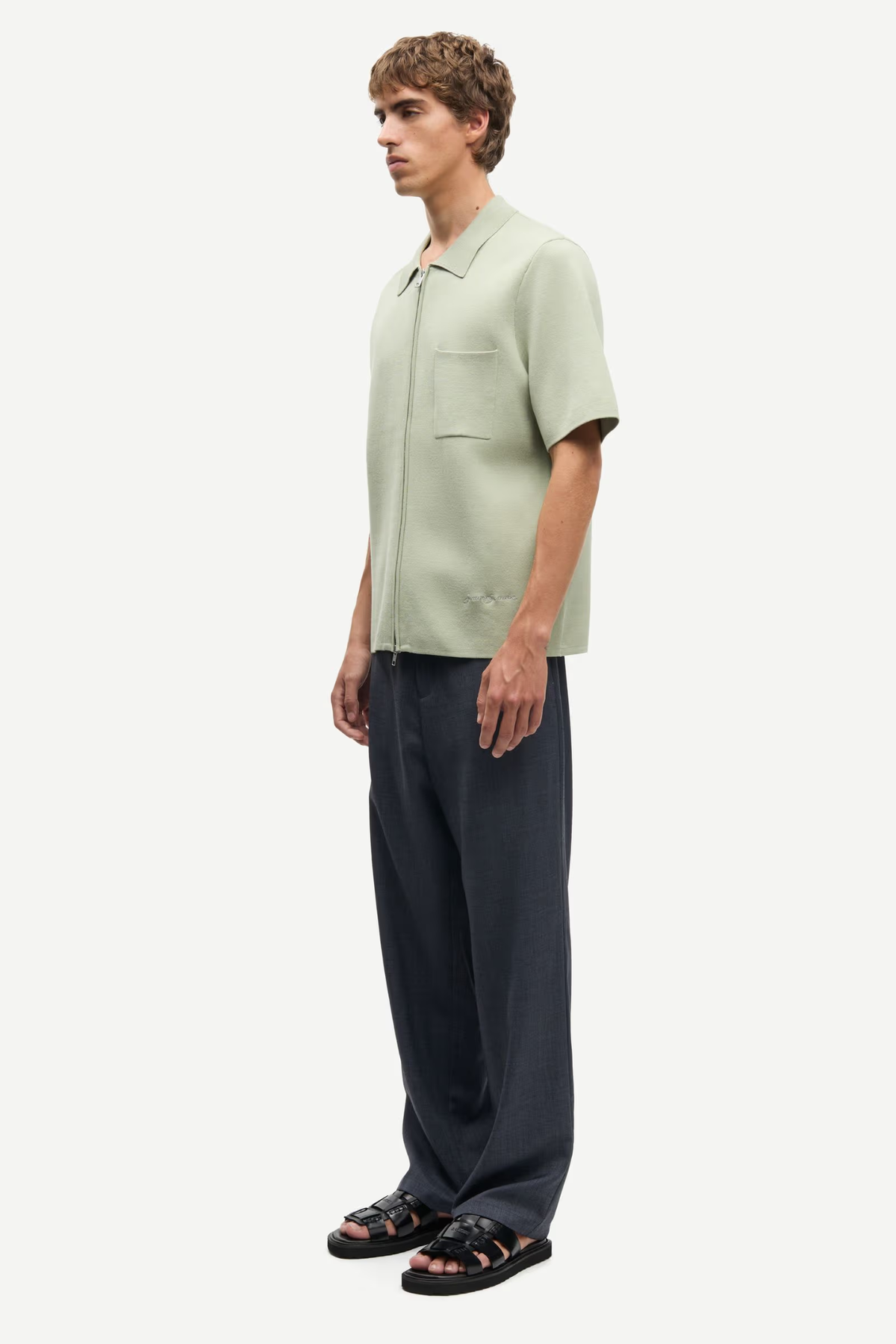 RICO ZIP SHIRT - DESERT SAGE