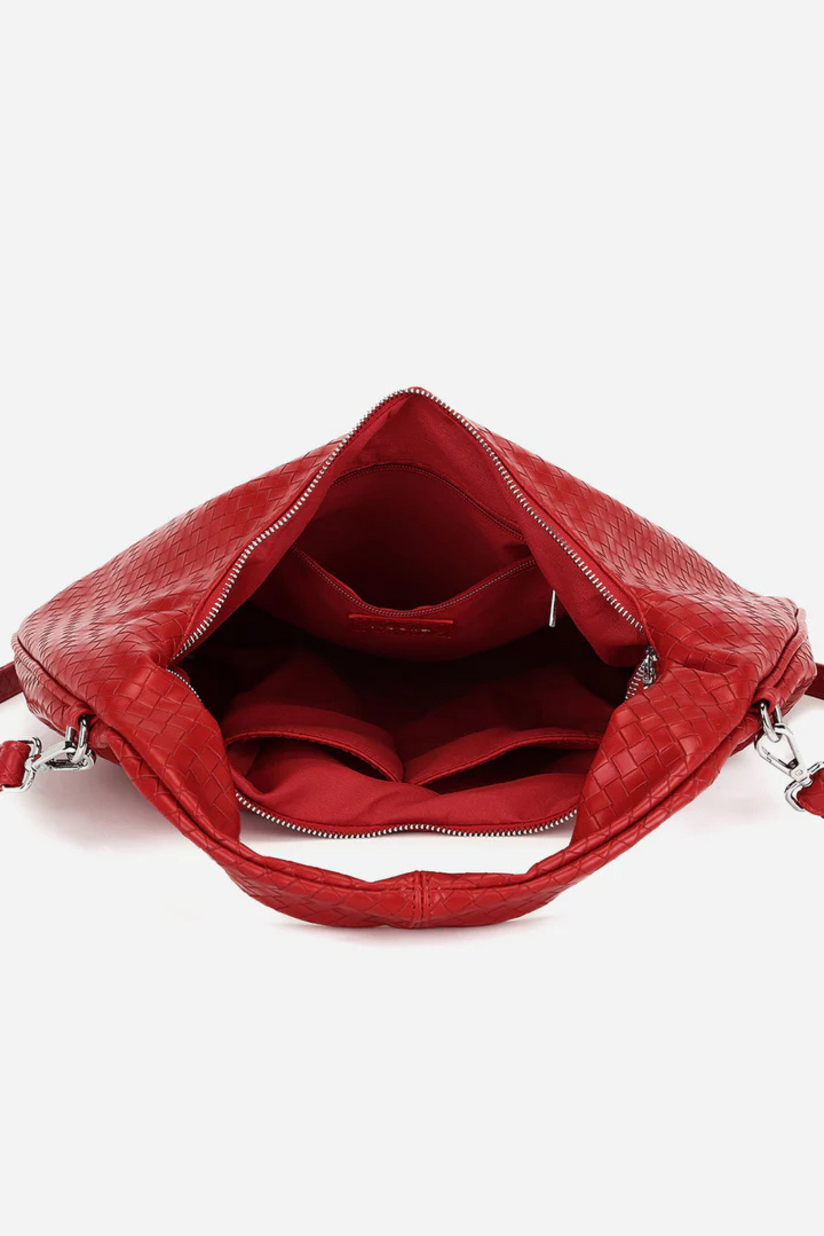 PEONY HOBO BAG - RED