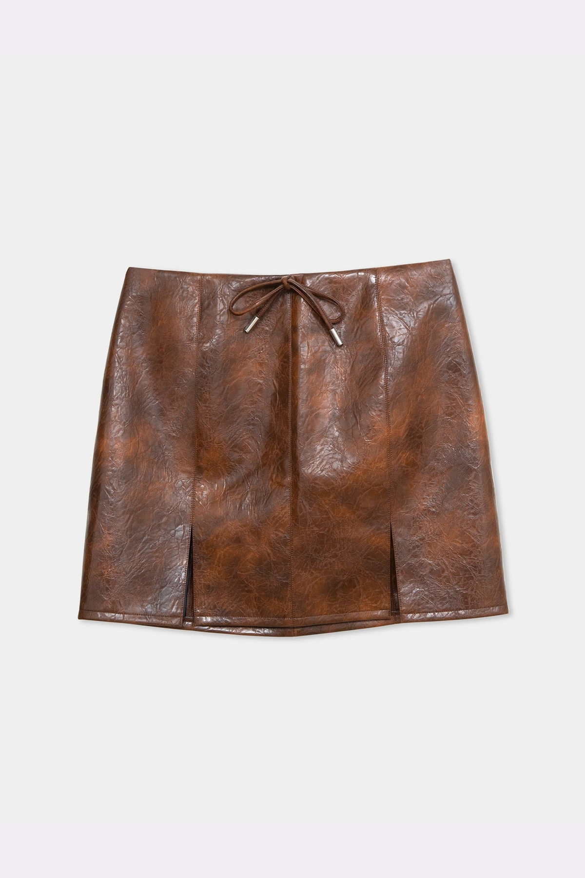 JUPE COURTE JUNA - MARRON