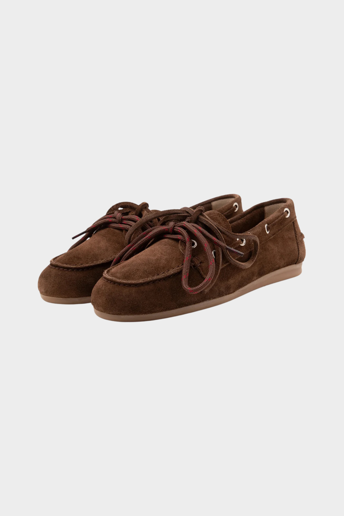 MARIN LACE SHOES - DARK BROWN SUEDE