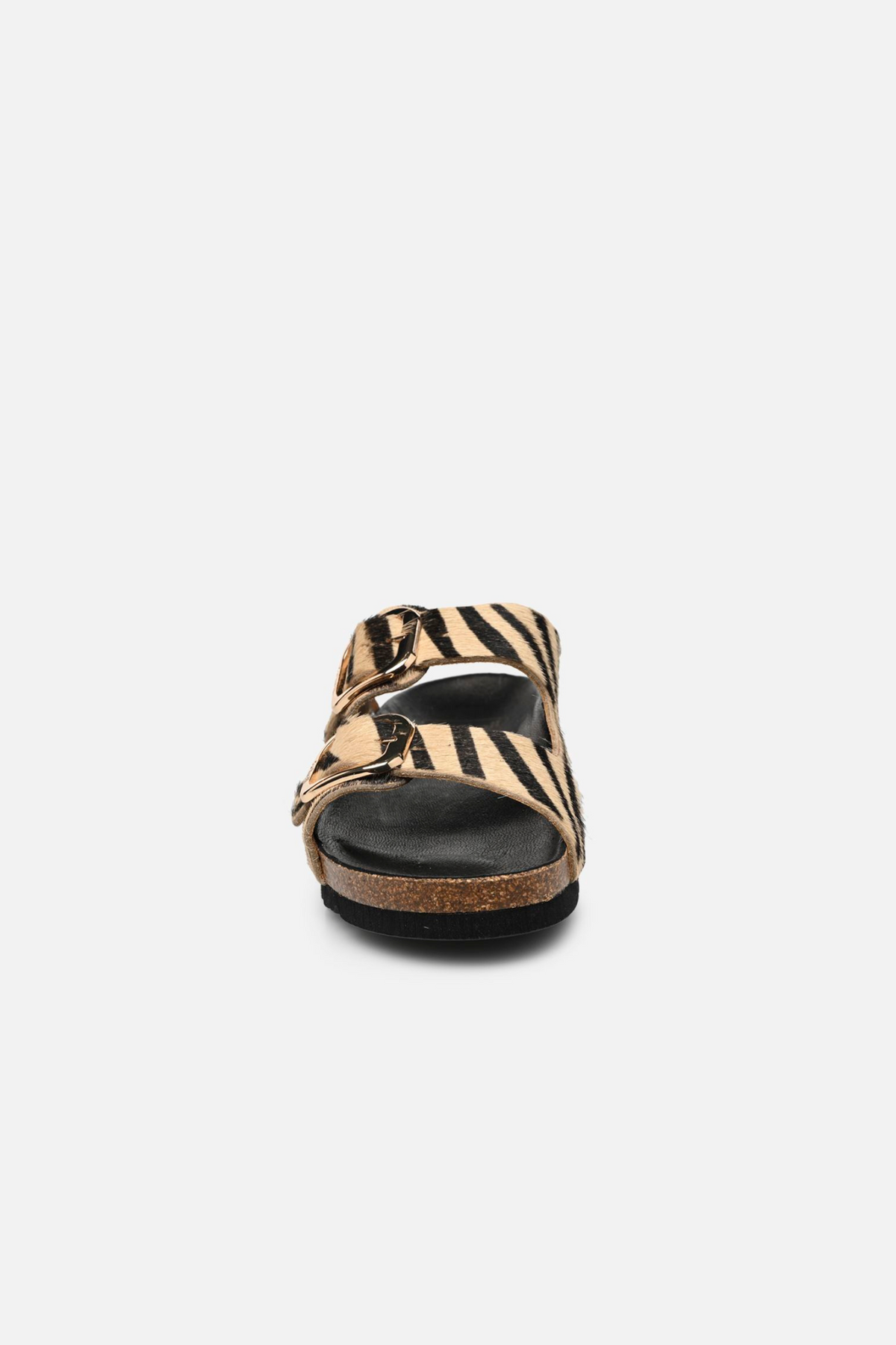NOELLE WOMEN SANDAL - ZEBRA BEIGE/BLACK