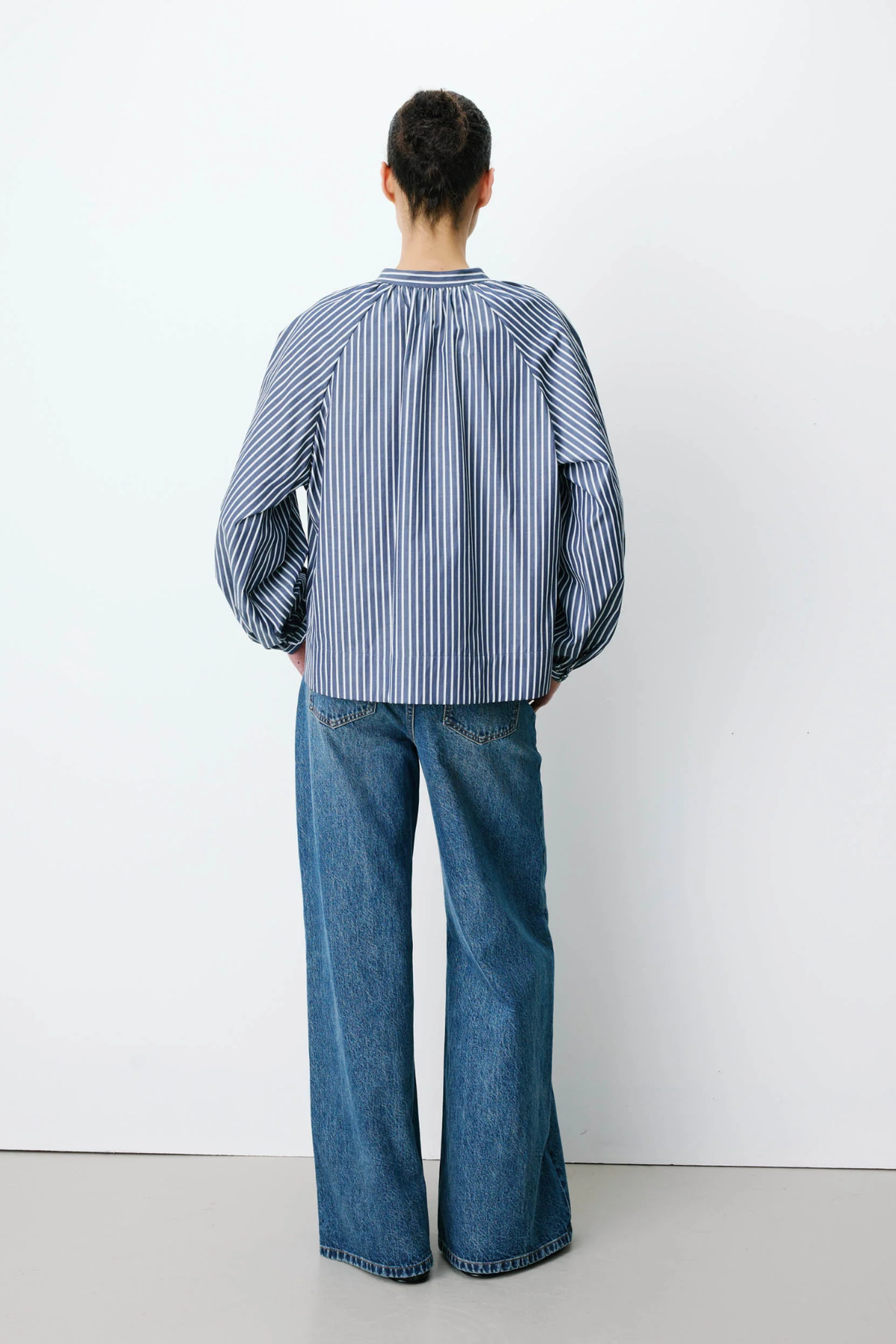 ALBANE BLOUSE - MARINE