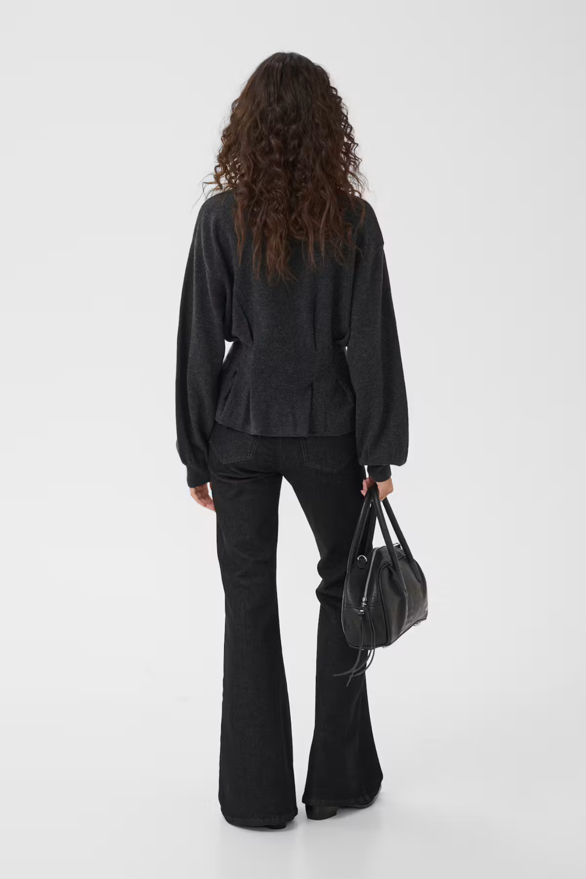 MANZI WAIST PULLOVER - DEEP GRAPHITE MELANGE