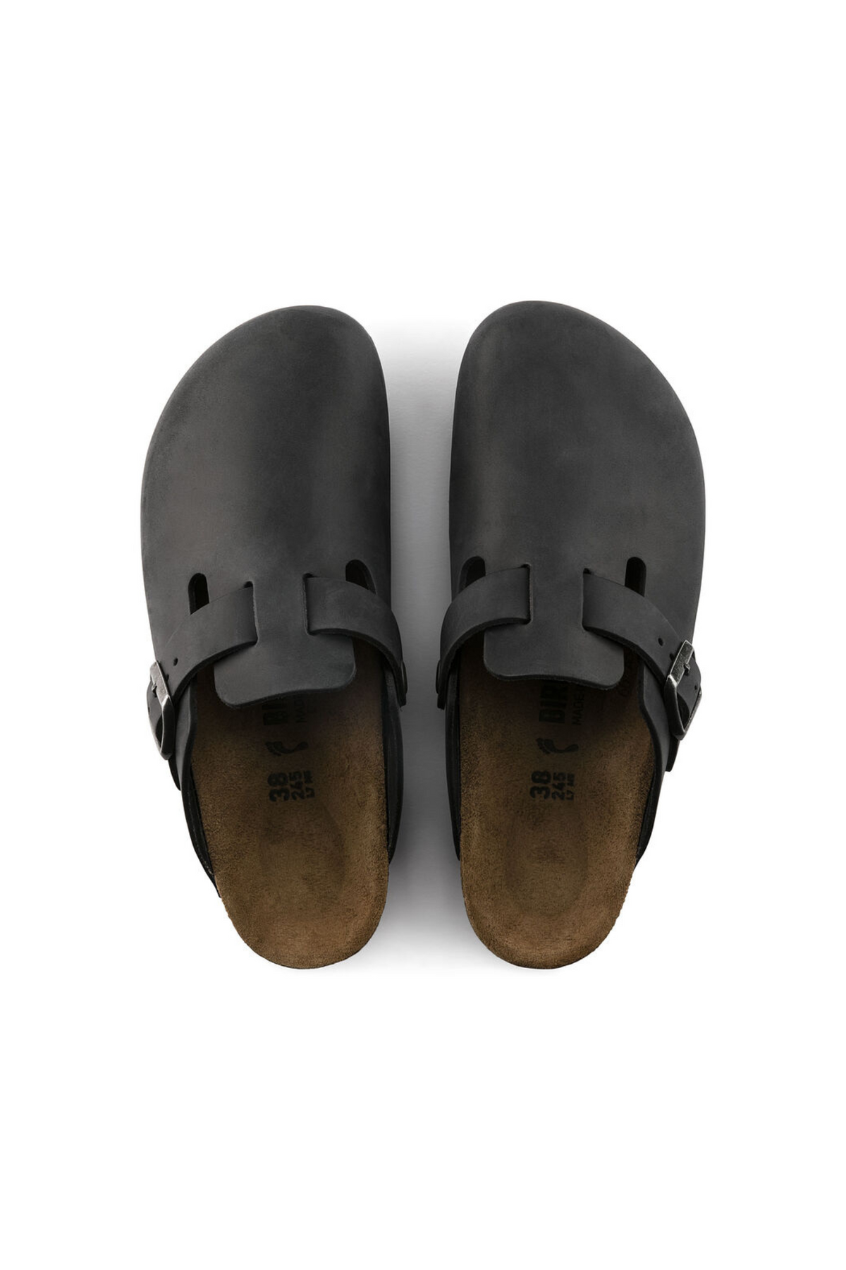 BOSTON NATURAL LEATHER MEN SANDAL - BLACK
