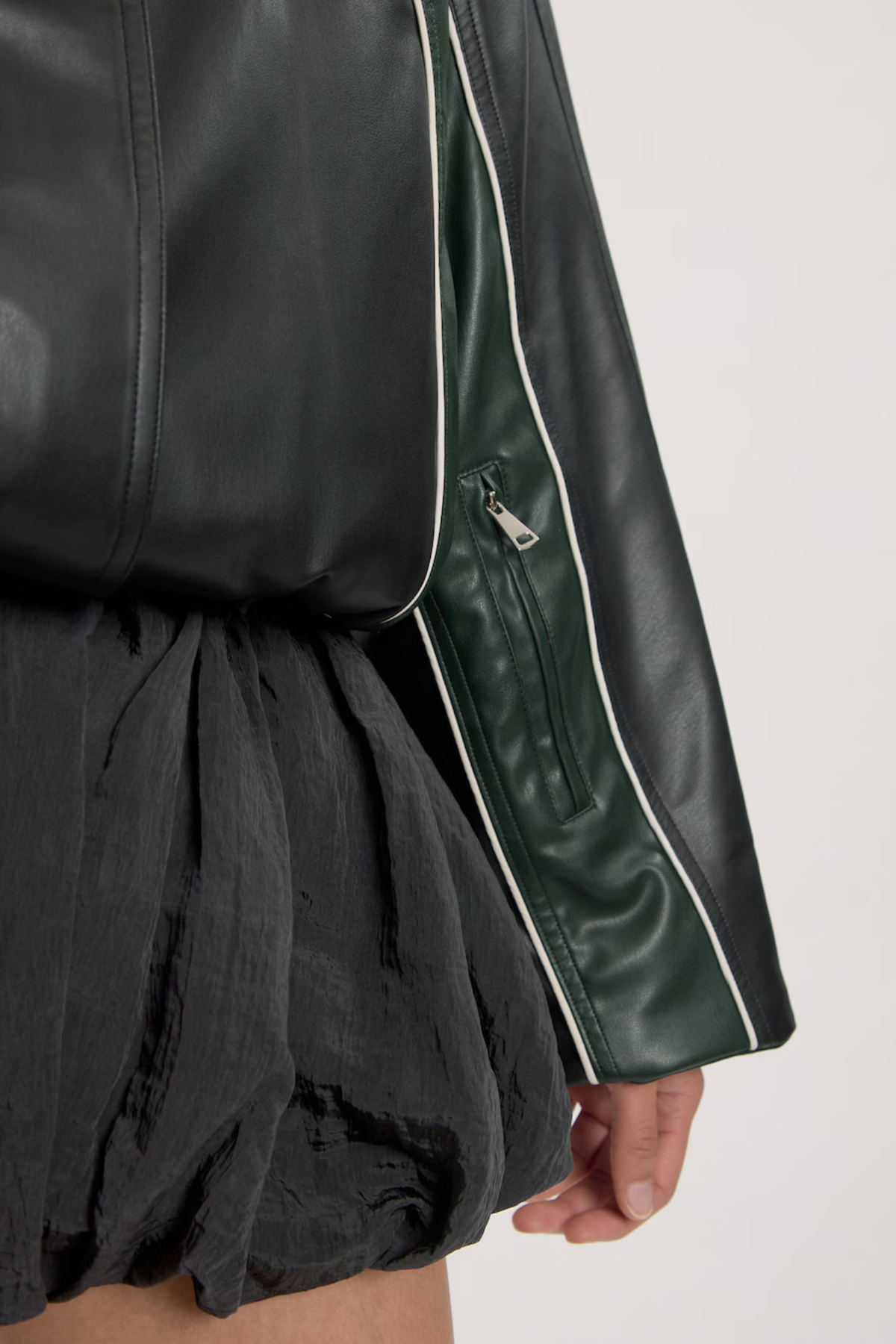 VESTE MAHSURI - SCARABÉE + NOIR + AIGRETTE