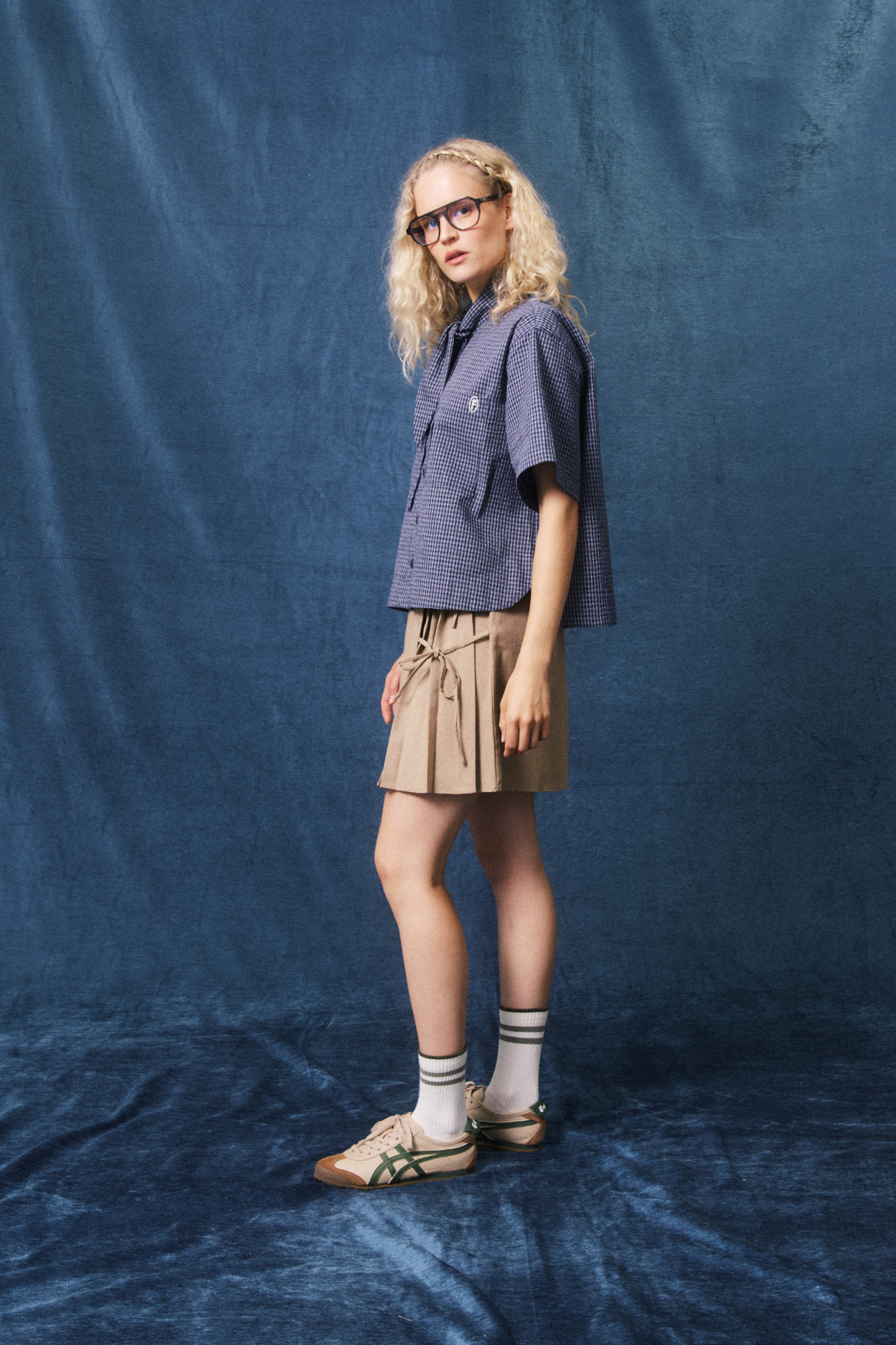 NAOMI SHIRT - MARINEBLAUW