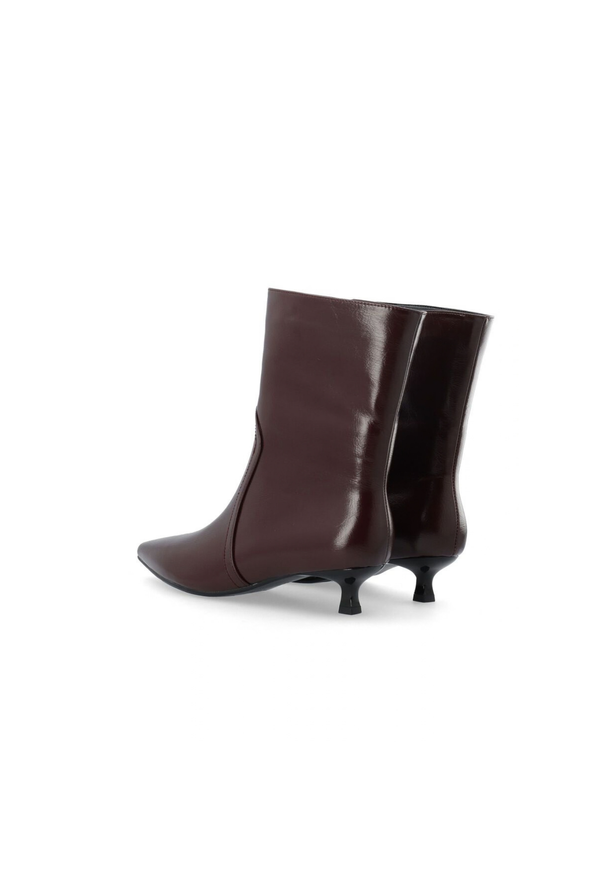 BOTTINES ZIPPÉES JESSICA - BORDEAUX
