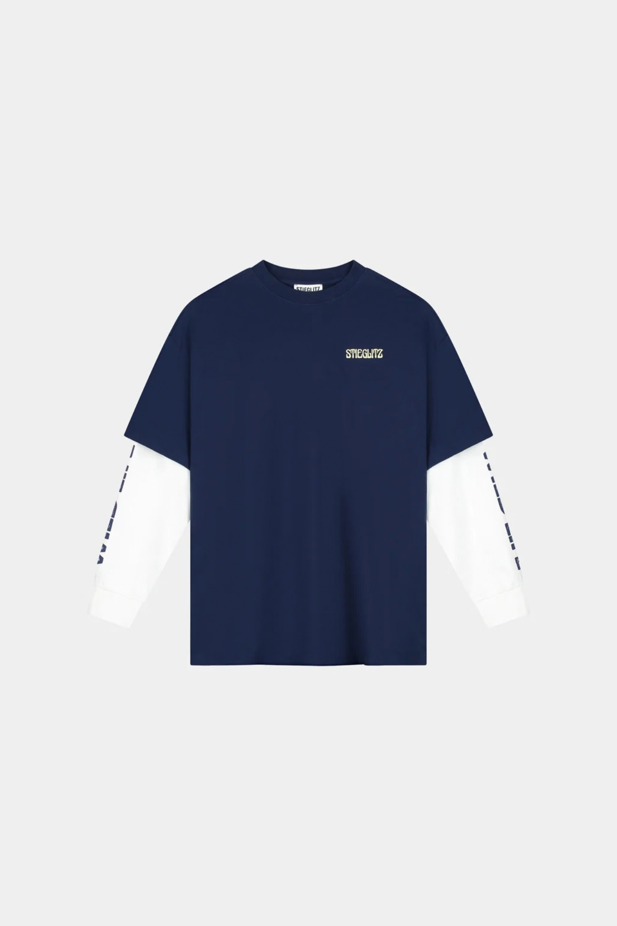 FIORE WIDE SKATE LONGSLEEVE T-SHIRT - BLUE