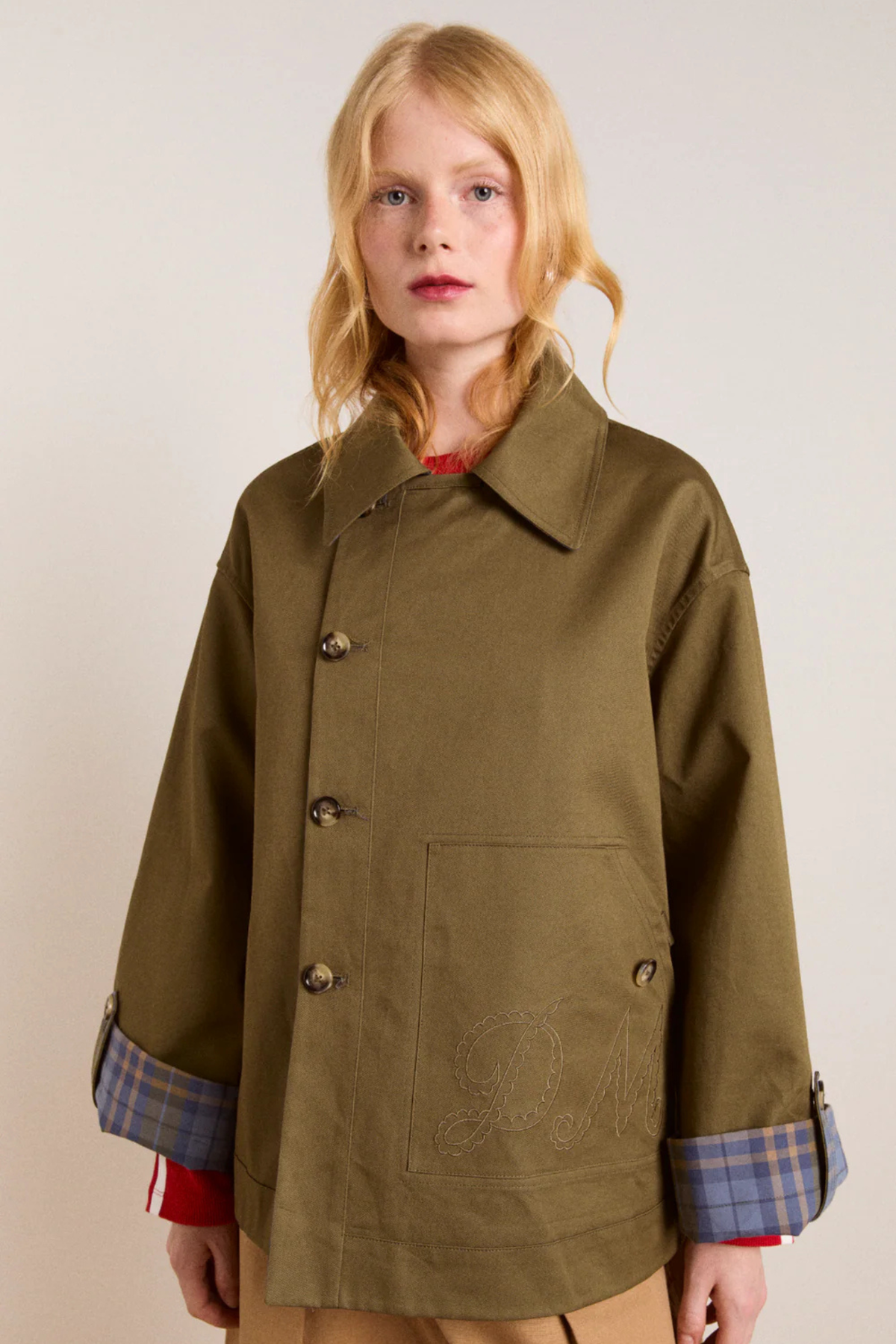 TRENCH-COAT COURT JERRY - OLIVE