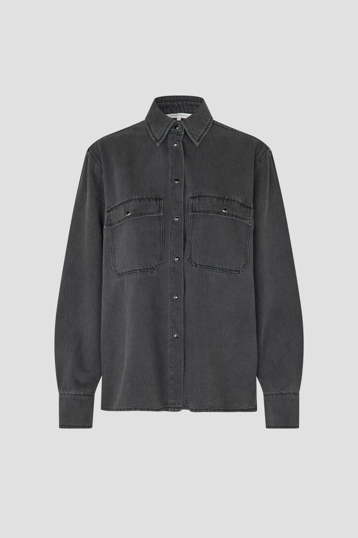CHEMISE EN JEAN IRVANA - ÉTAIN