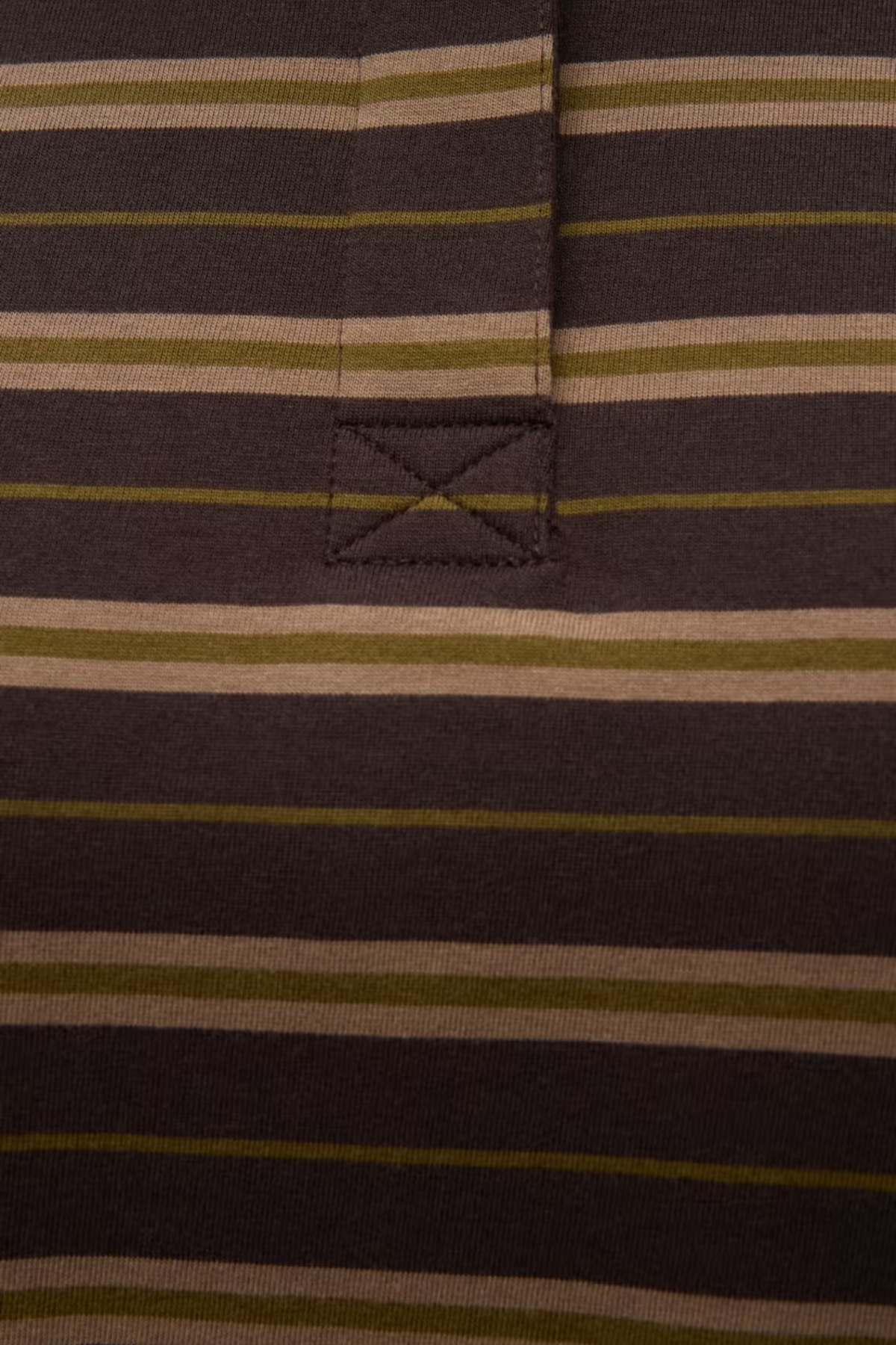 KULLA LS POLO ST - OLIVE TORTE STRIPE