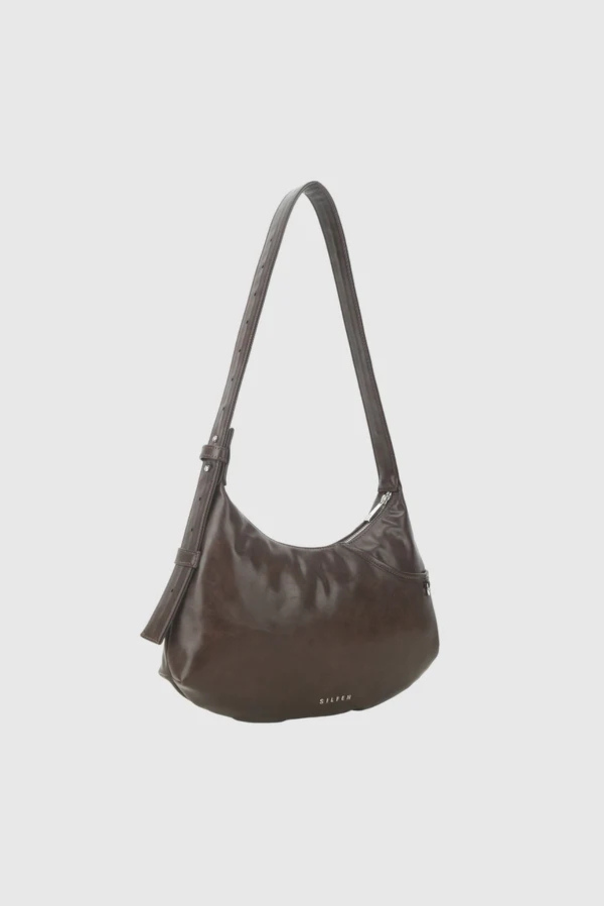 DEBBIE SHOULDER BAG - DARK BROWN