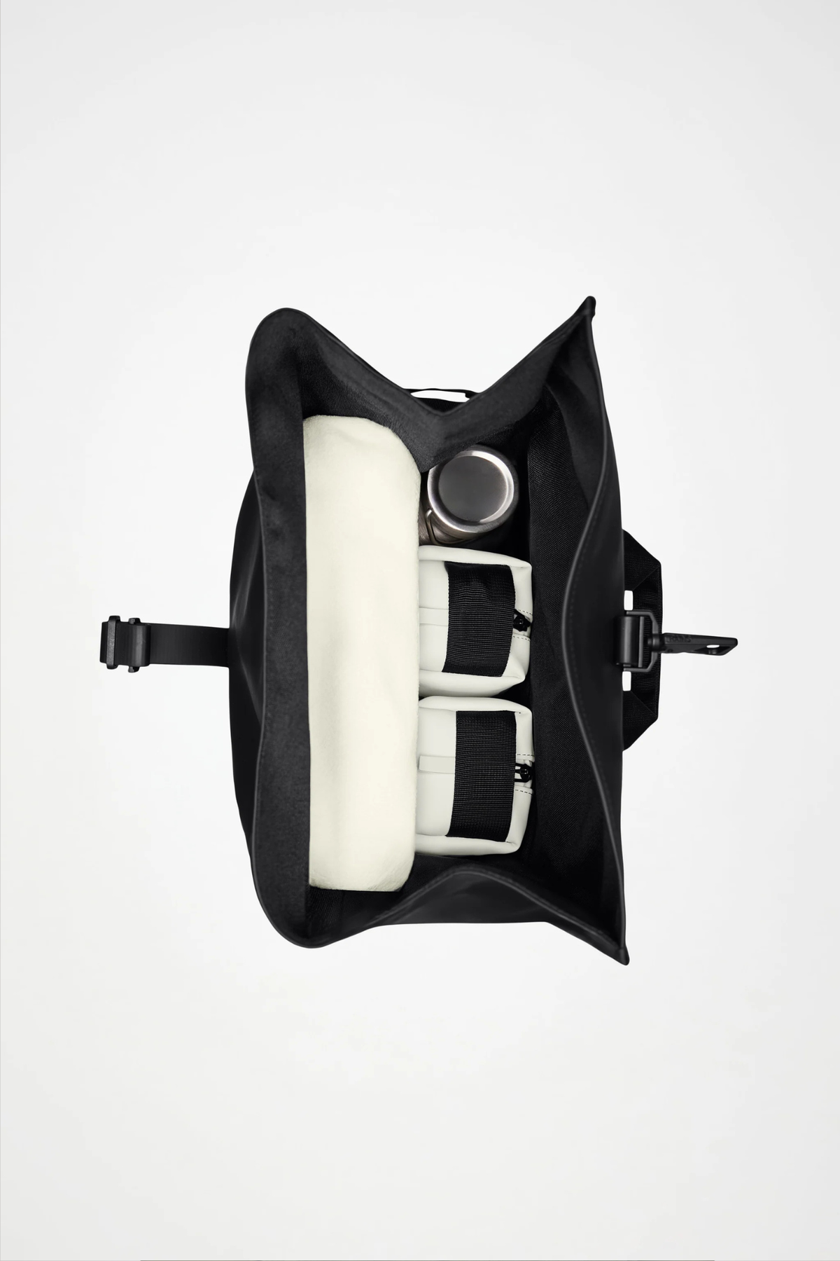 ROLLTOP RUCKSACK LARGE W3 BAG - BLACK