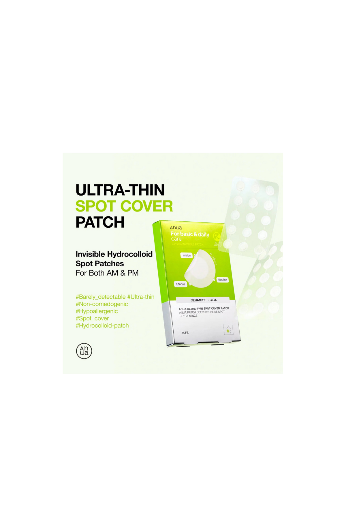 ULTRA THIN SPOT COVER PATCH 75EA