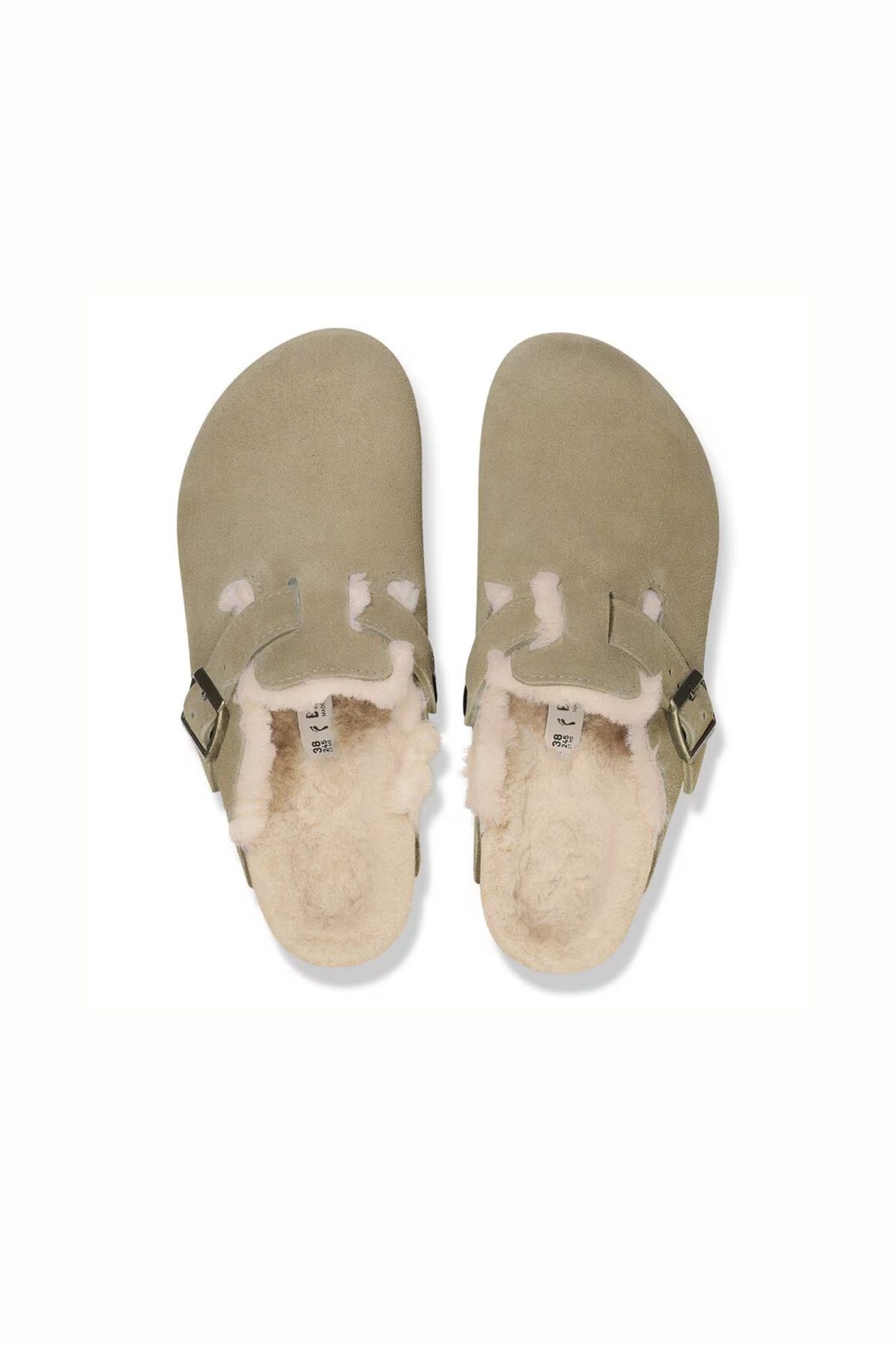 BOSTON VL/SHEARLING WOMEN SANDALS - TAUPE